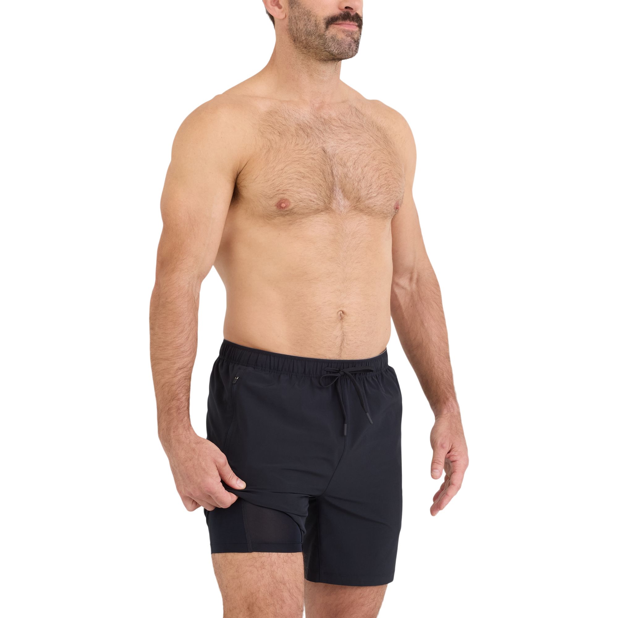 SAXX Men's Power Moves 2 In 1 7" Lightweight Athletic Shorts with Pockets