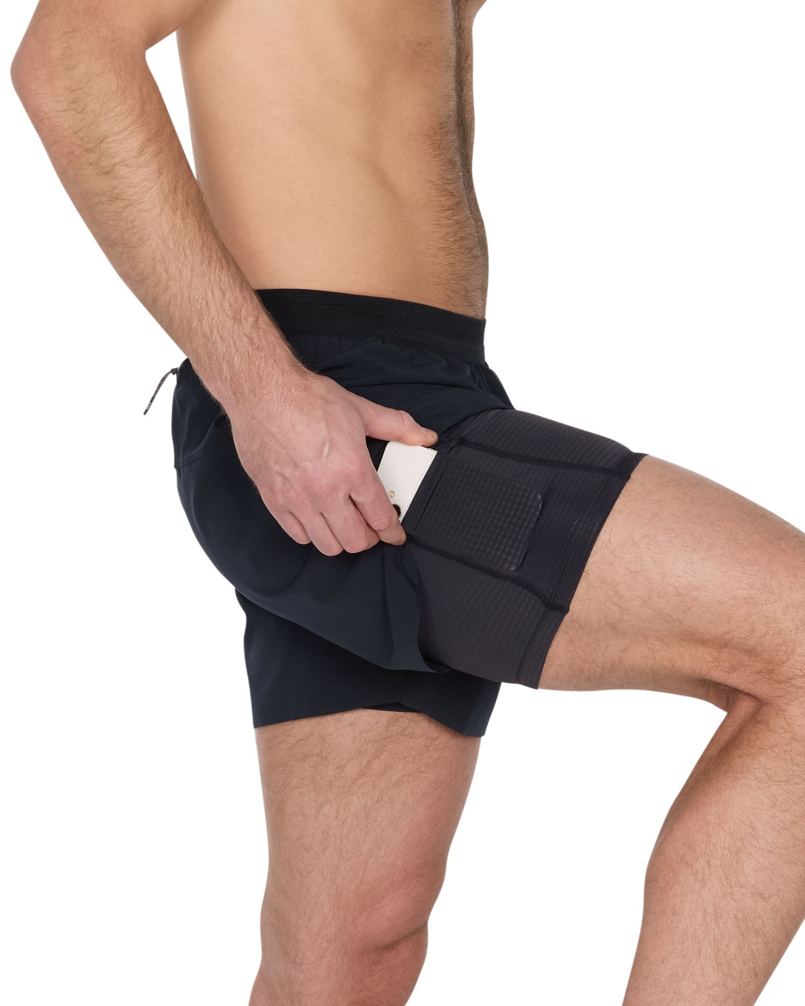 SAXX Men's Race Pace 2 In 1 5" Lightweight Moisture-Wicking Running Shorts