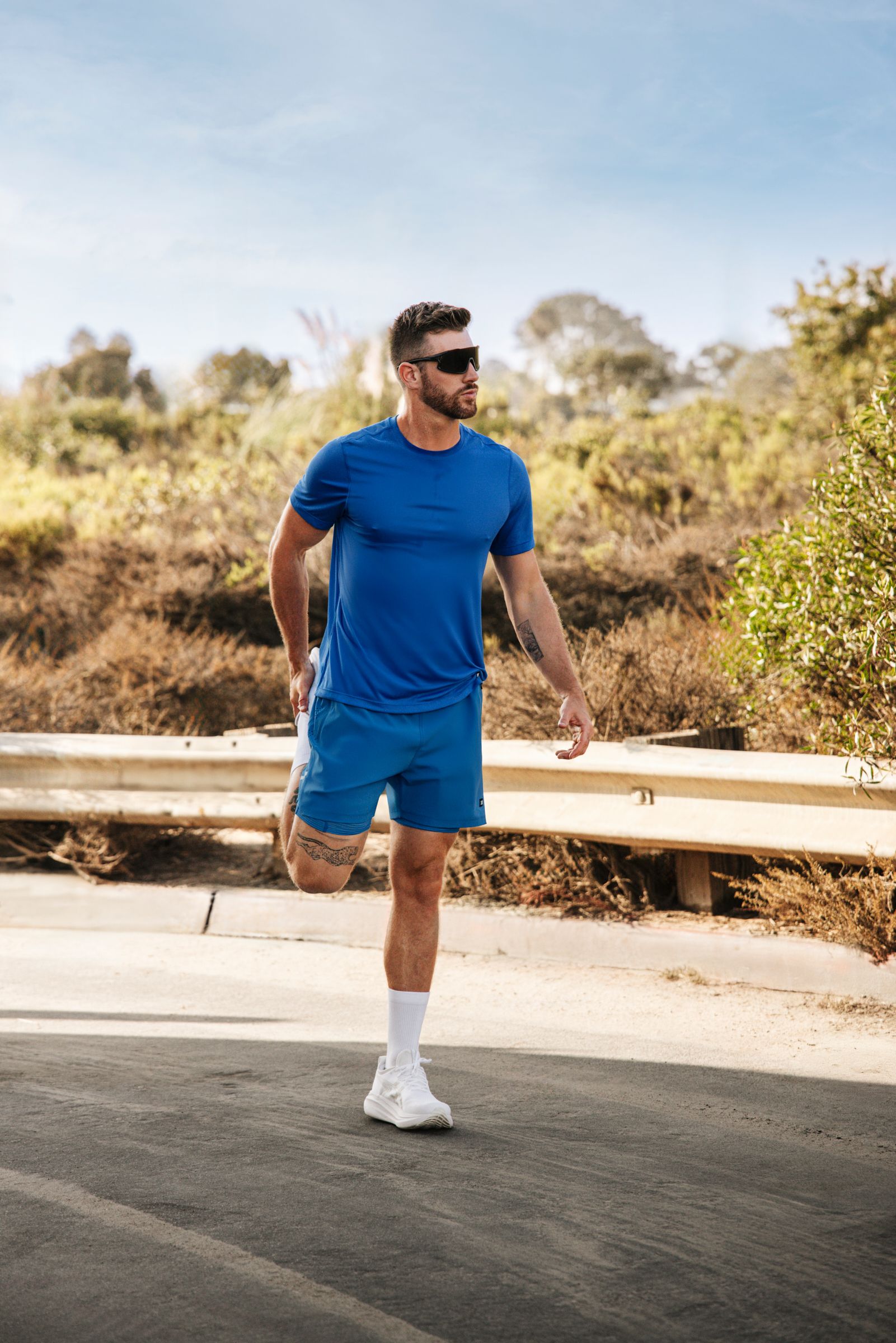 SAXX Men's Run For All 2 In 1 5" Lightweight Moisture-Wicking Athletic Shorts