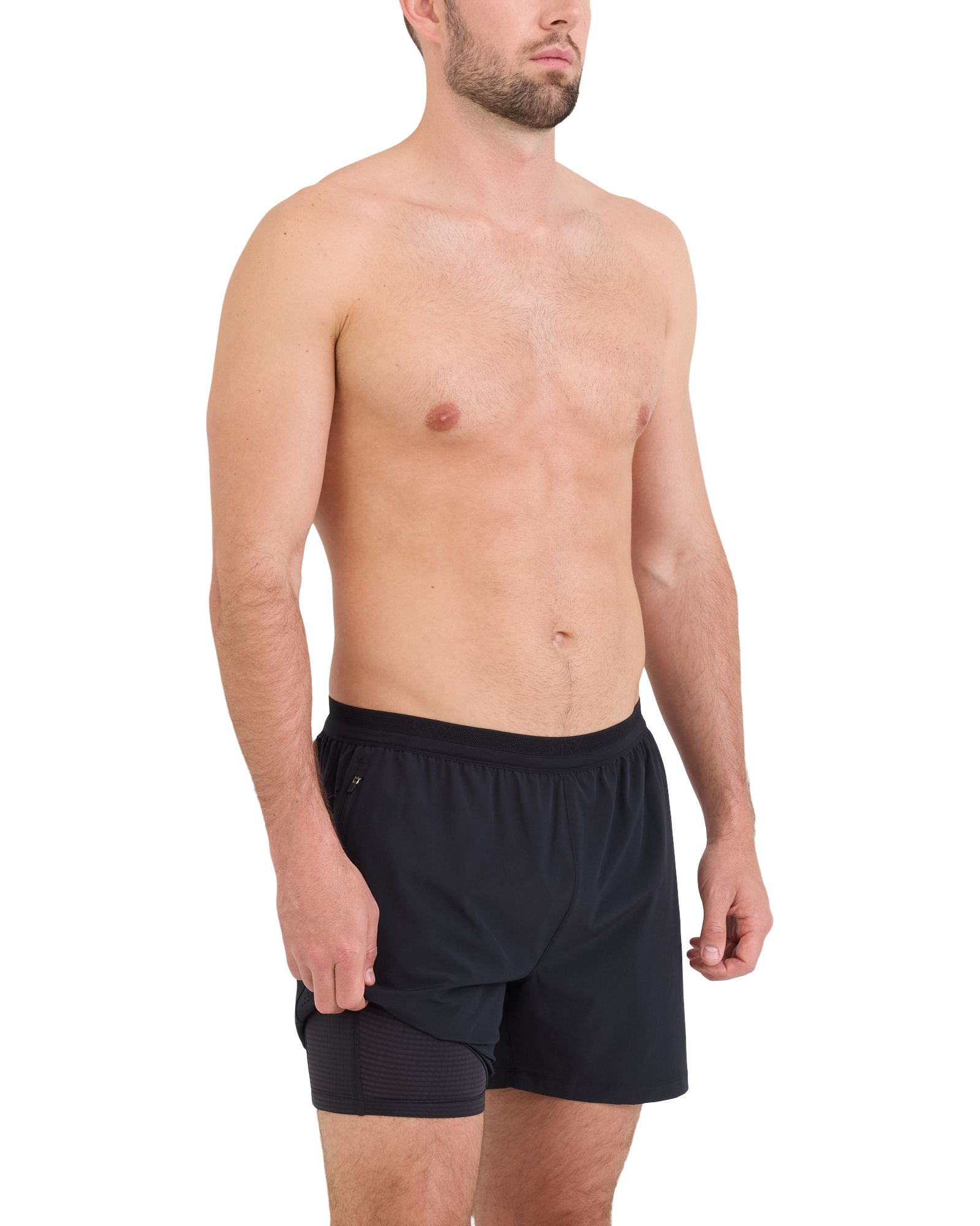 SAXX Men's Run For All 2 In 1 5" Lightweight Moisture-Wicking Athletic Shorts
