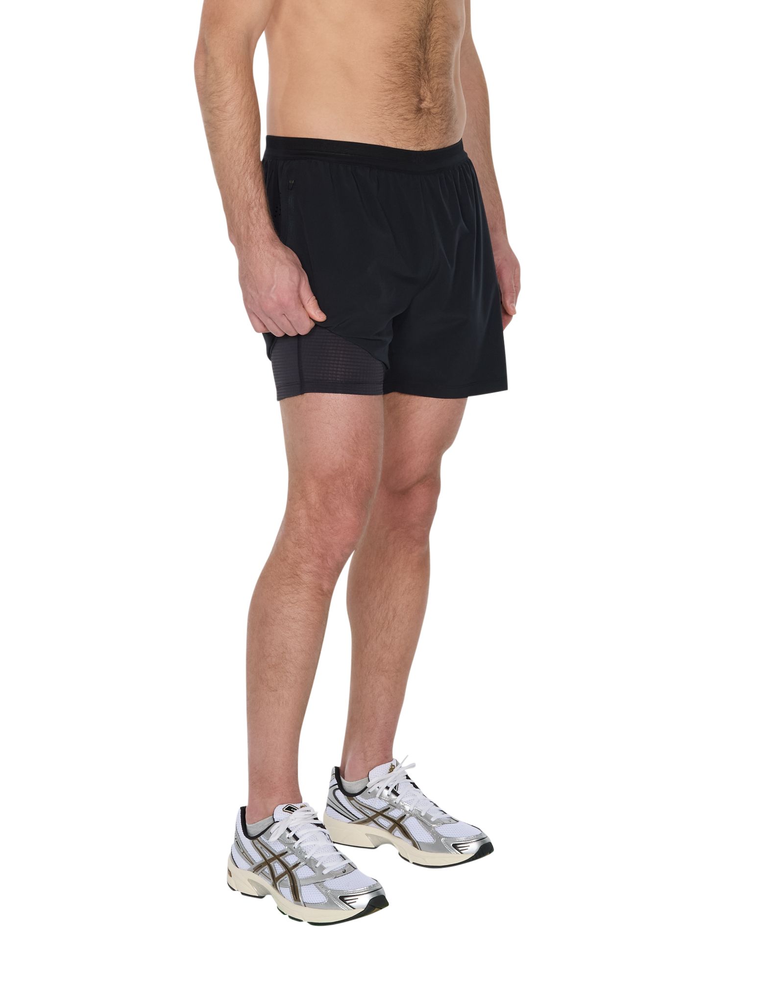 SAXX Men's Run For All 2 In 1 5" Lightweight Moisture-Wicking Athletic Shorts
