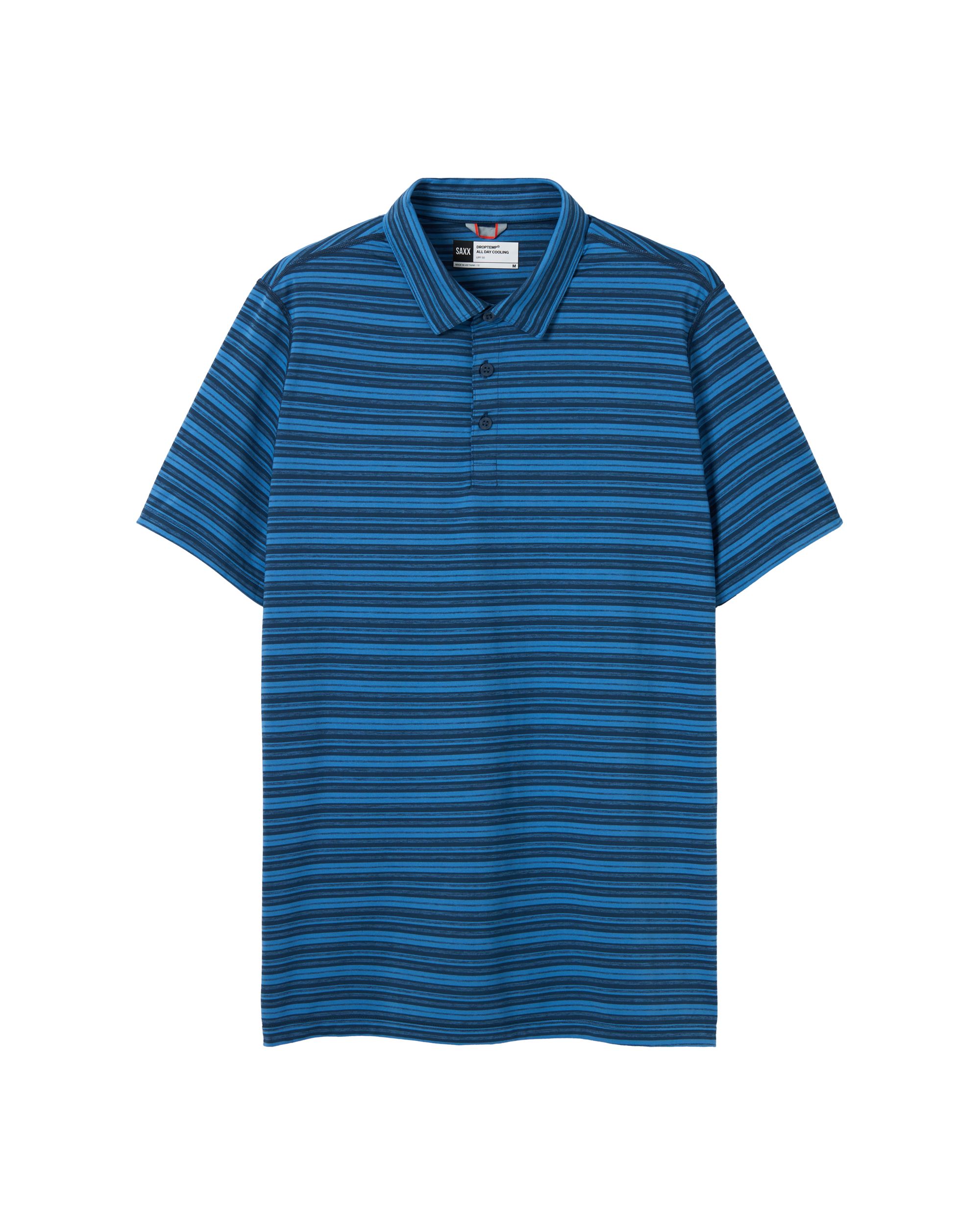 SAXX Men's DropTemp® Print Polo T Shirt