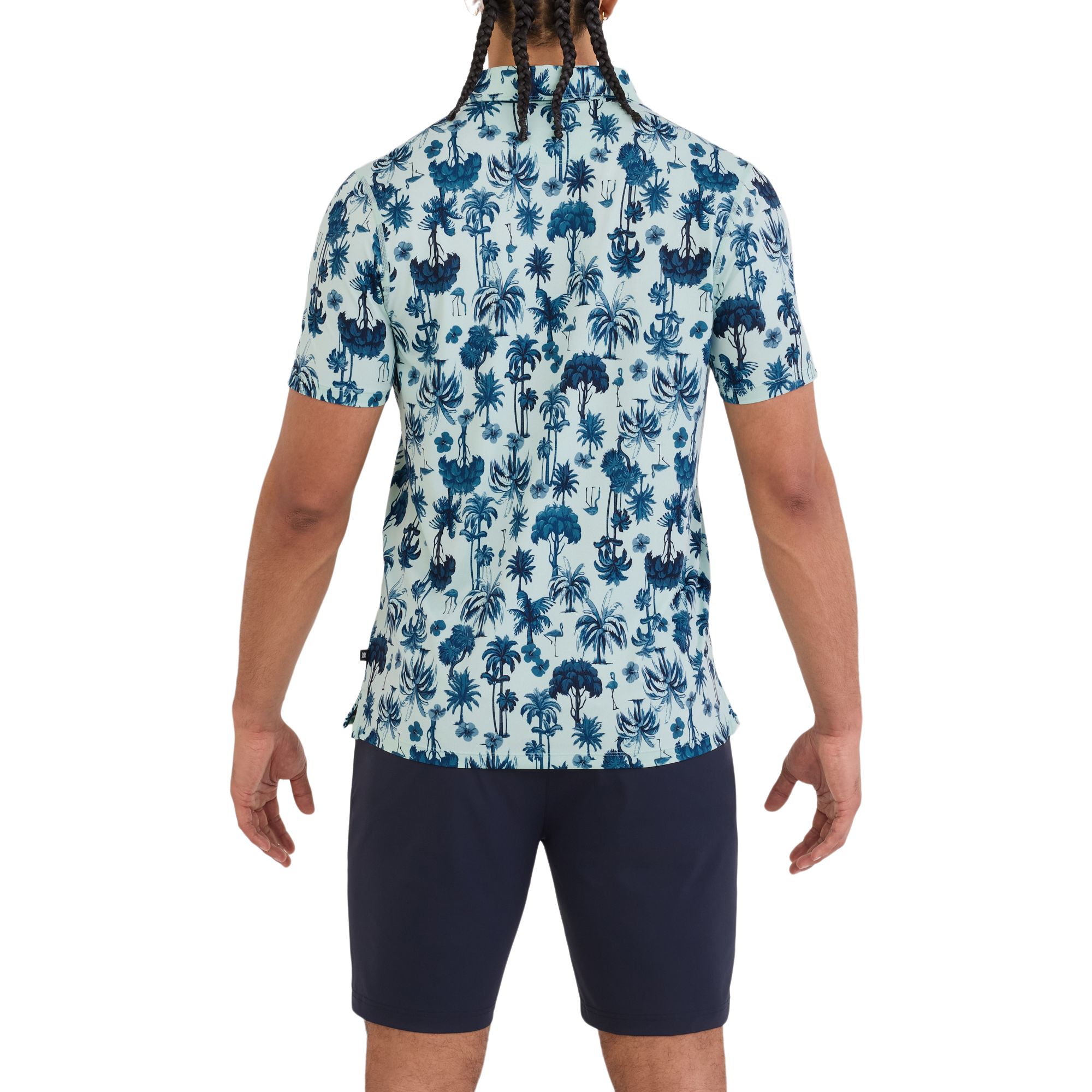 SAXX Men's DropTemp® Print Polo T Shirt