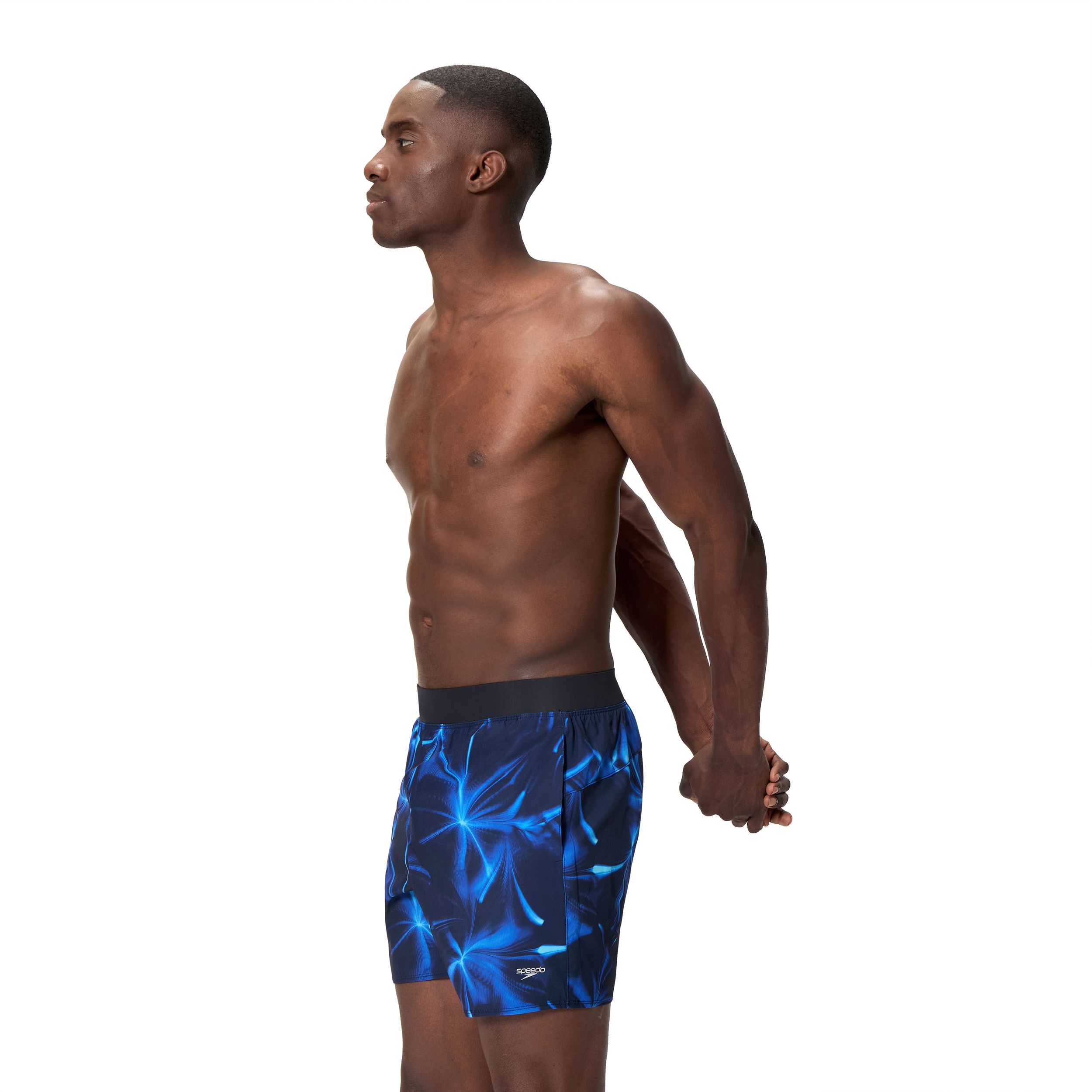 Speedo Men's Lookout Print 16 Inch Volley Shorts