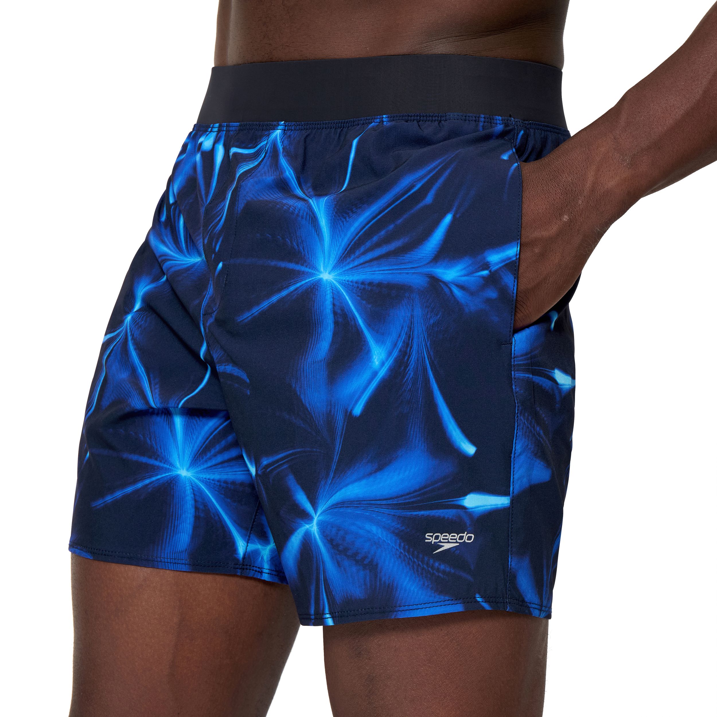 Speedo Men's Lookout Print 16 Inch Volley Shorts