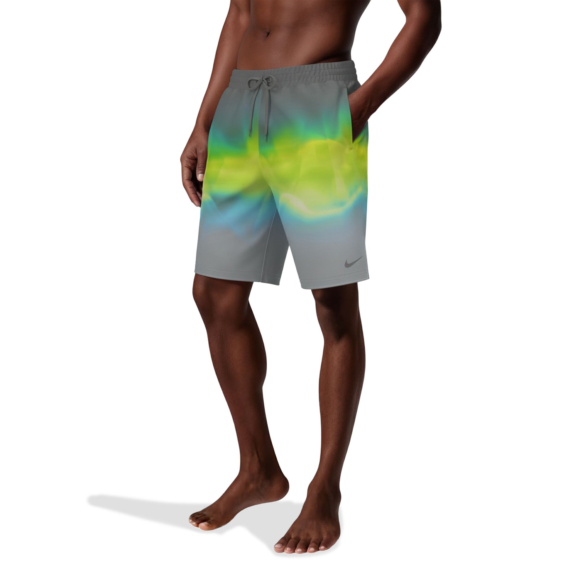 Nike Men's Swim Breaker Ripple 9" Volley Swim Trunks
