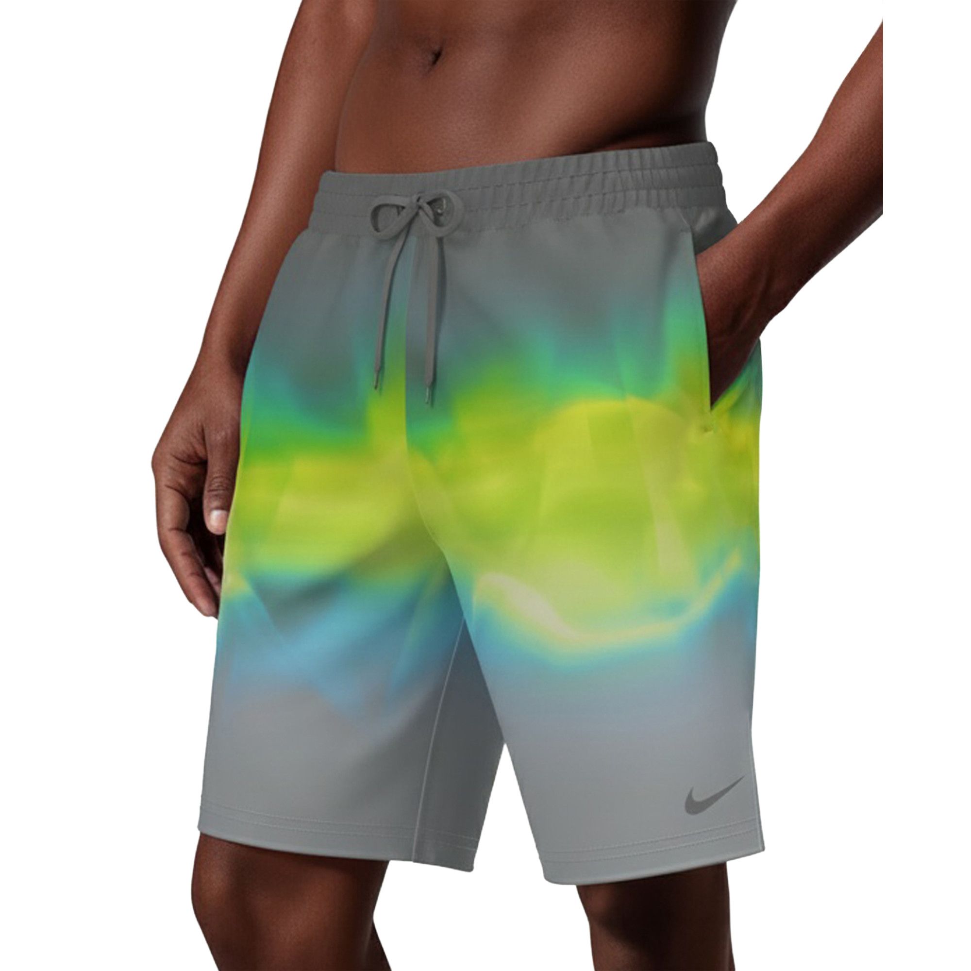 Nike Men's Swim Breaker Ripple 9" Volley Swim Trunks