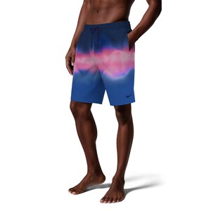 Nike Men's Swim Breaker Ripple 9" Volley Swim Trunks