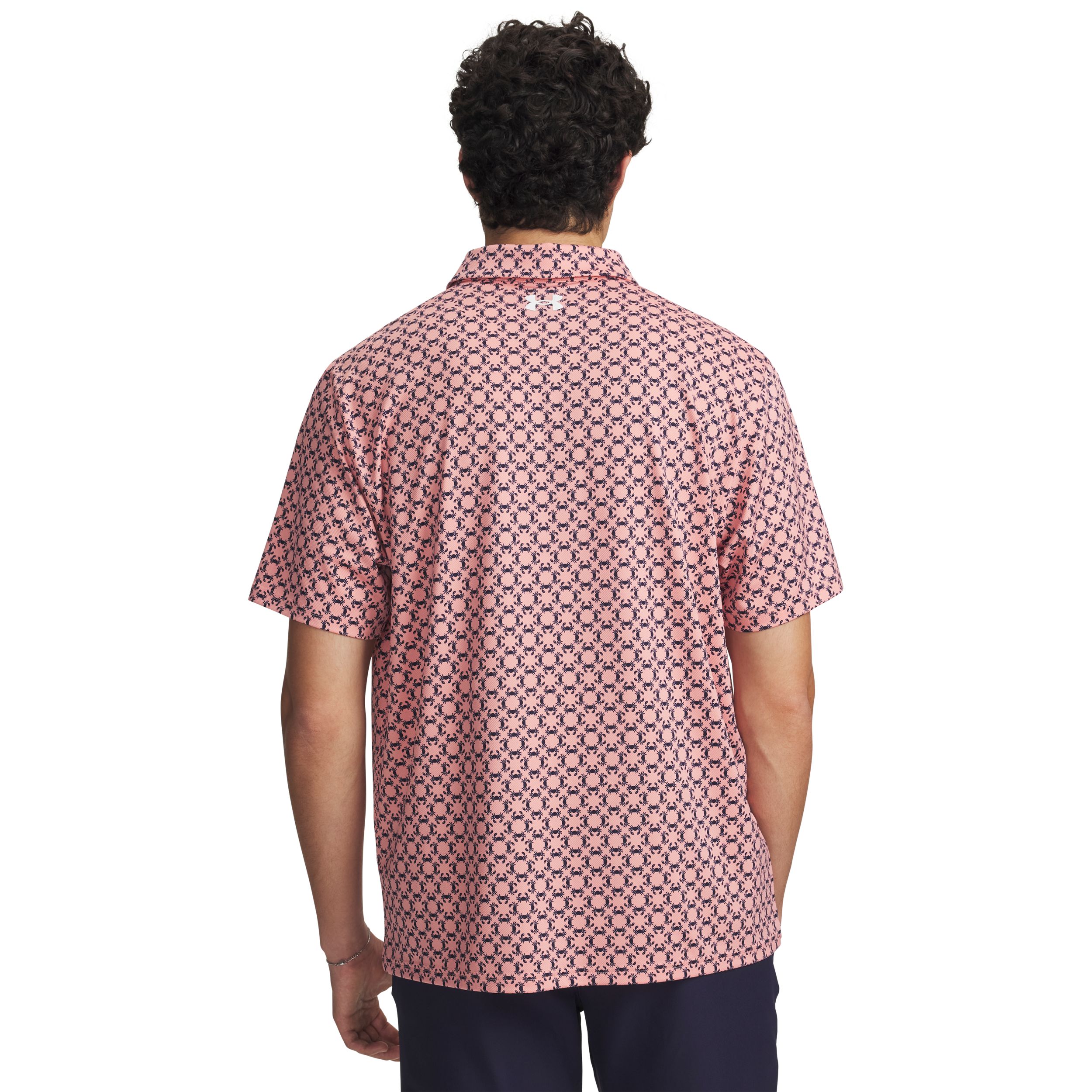 Under Armour Men's Matchplay Printed Polo T-shirt with UPF 40 Sun Protection