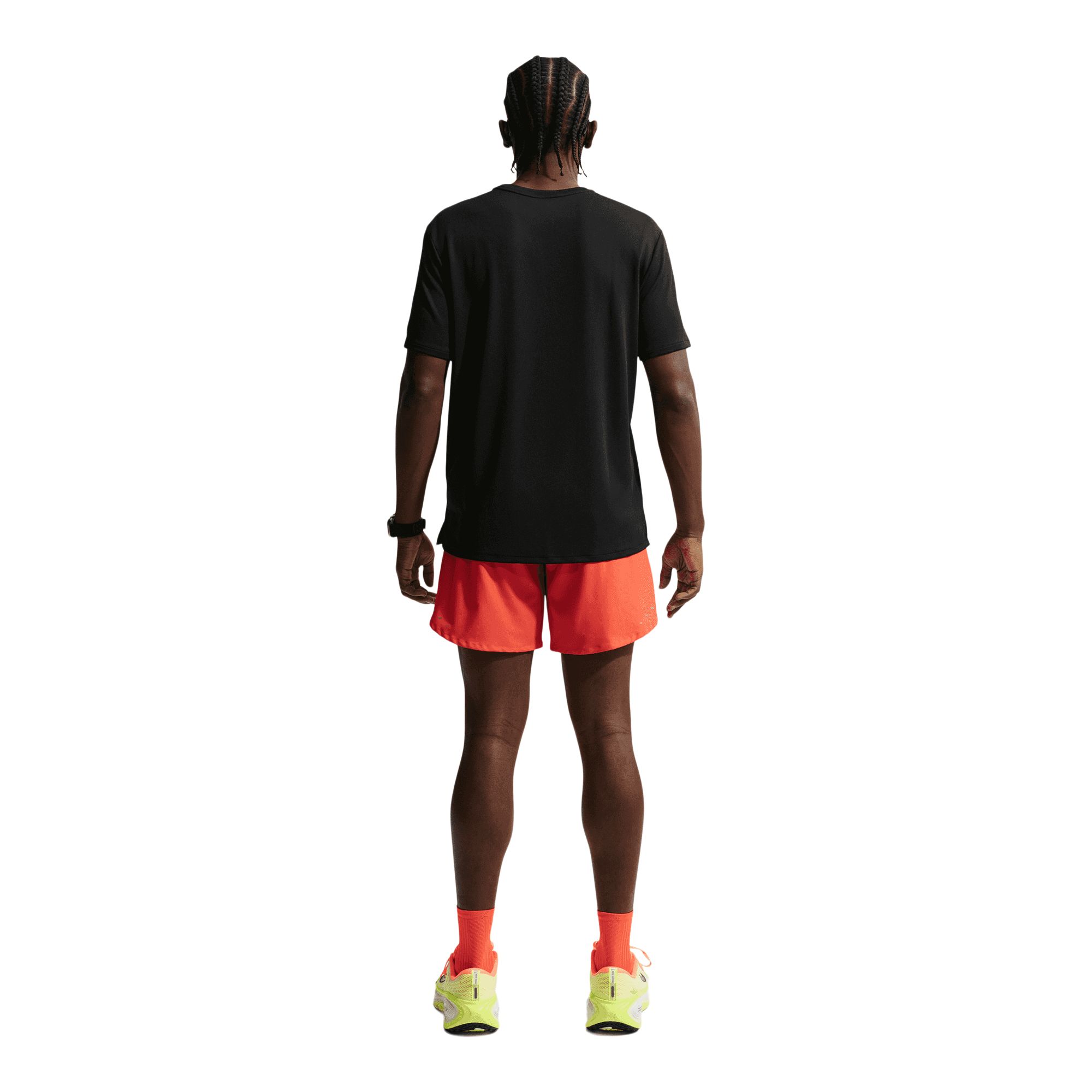 Nike Men's Dri-fit Miler 2 Lightweight Short Sleeve Workout T-shirt