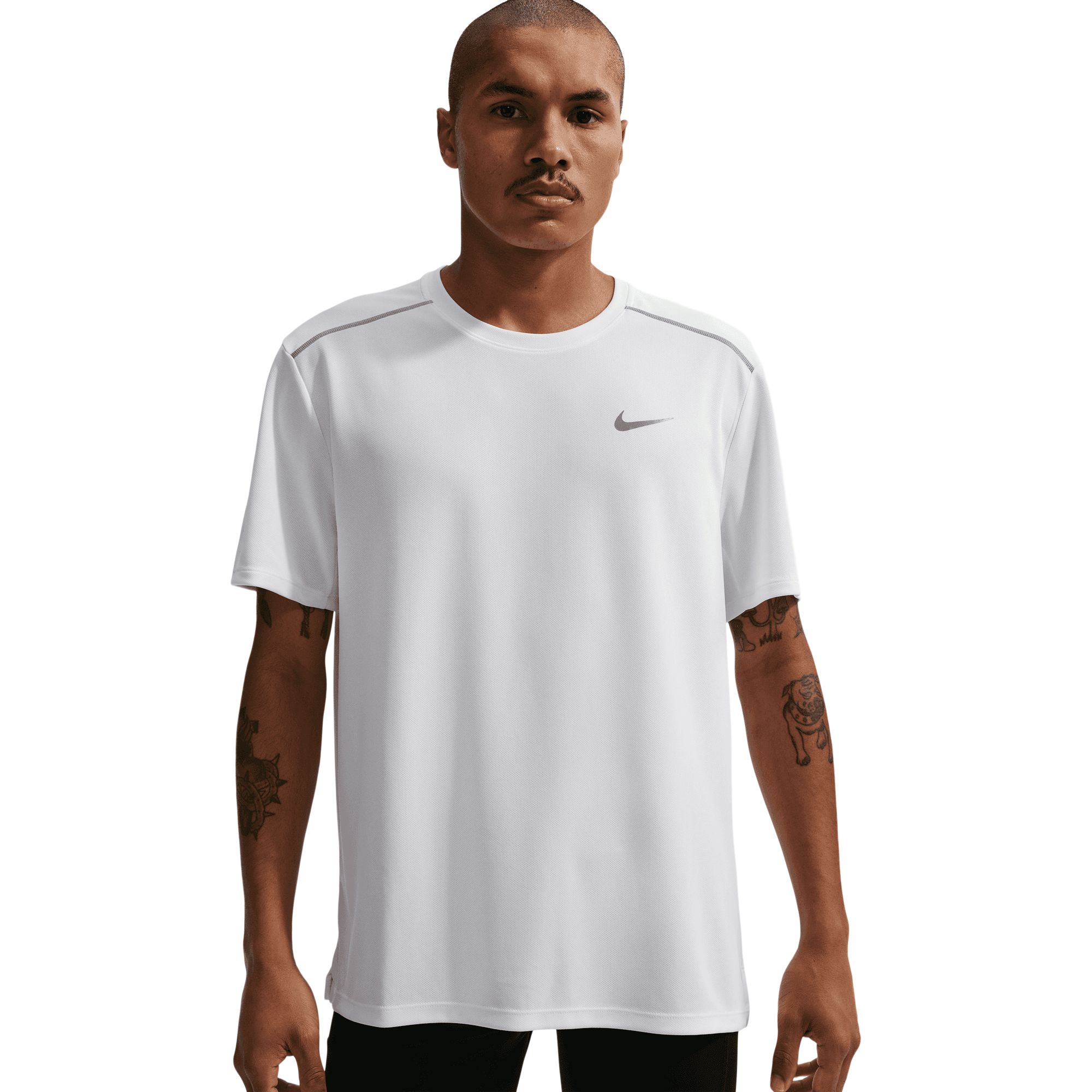 Nike Men's Dri-fit Miler 2 Lightweight Short Sleeve Workout T-shirt