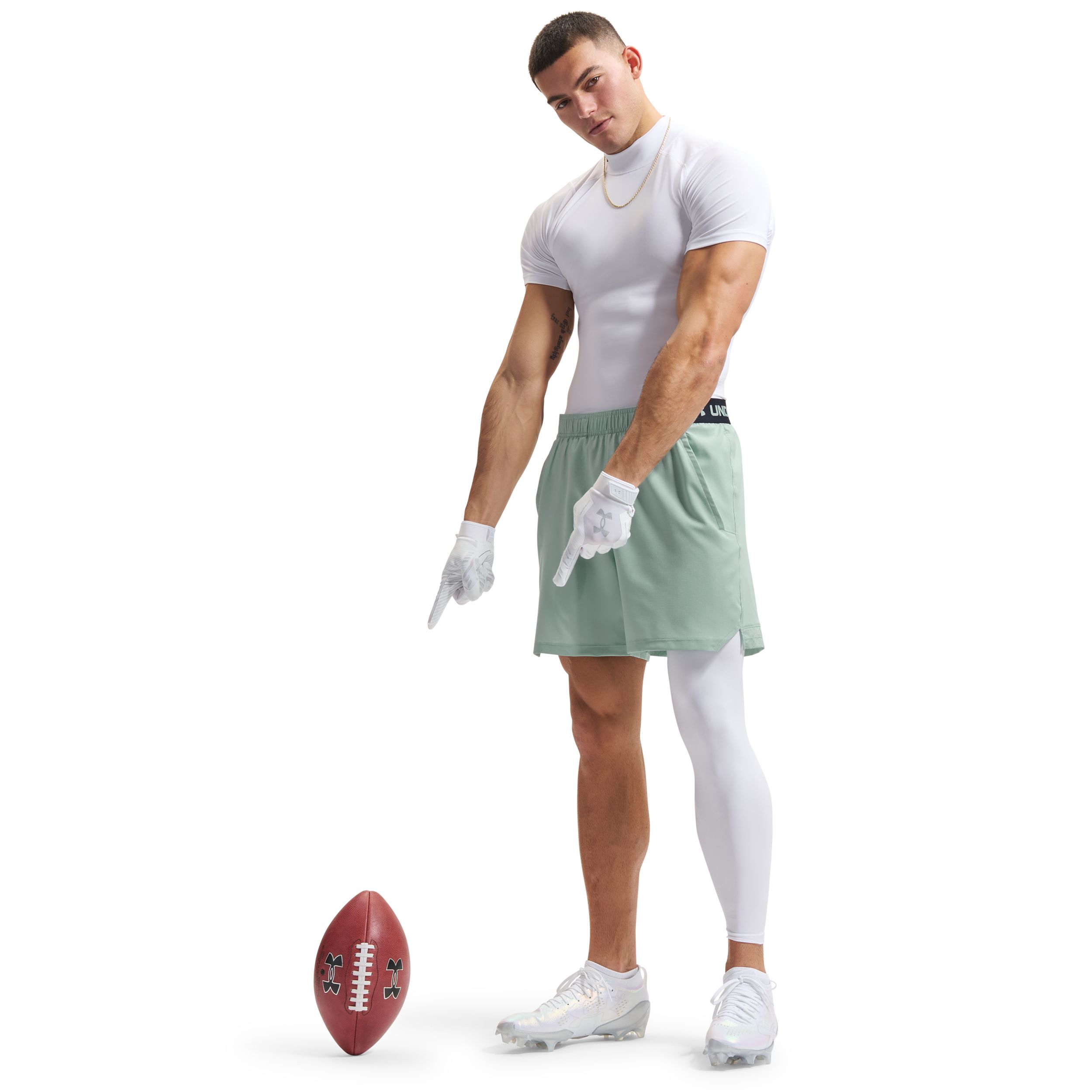 Under Armour Men's HeatGear© Armour Compression Mock Short Sleeve T-Shirt