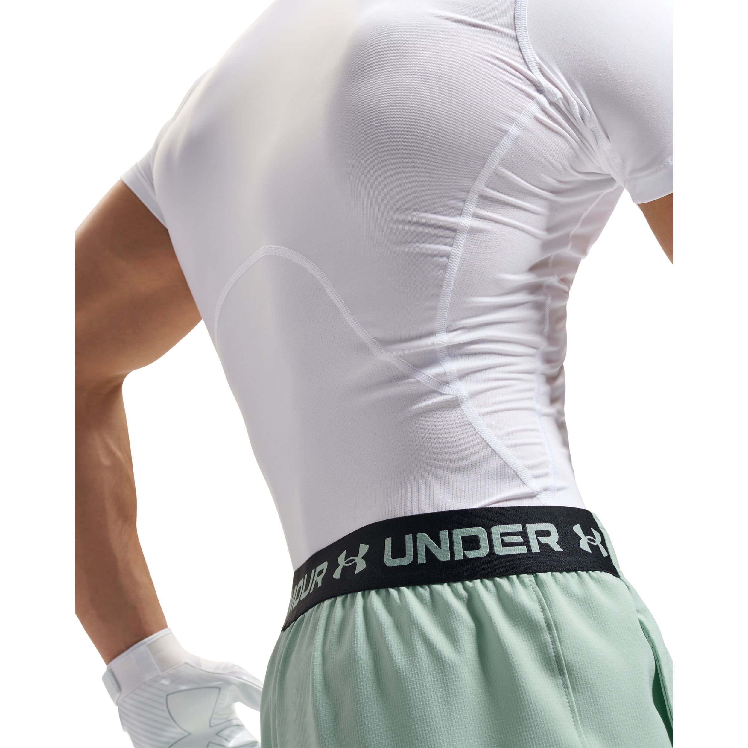 Under Armour Men's HeatGear© Armour Compression Mock Short Sleeve T-Shirt