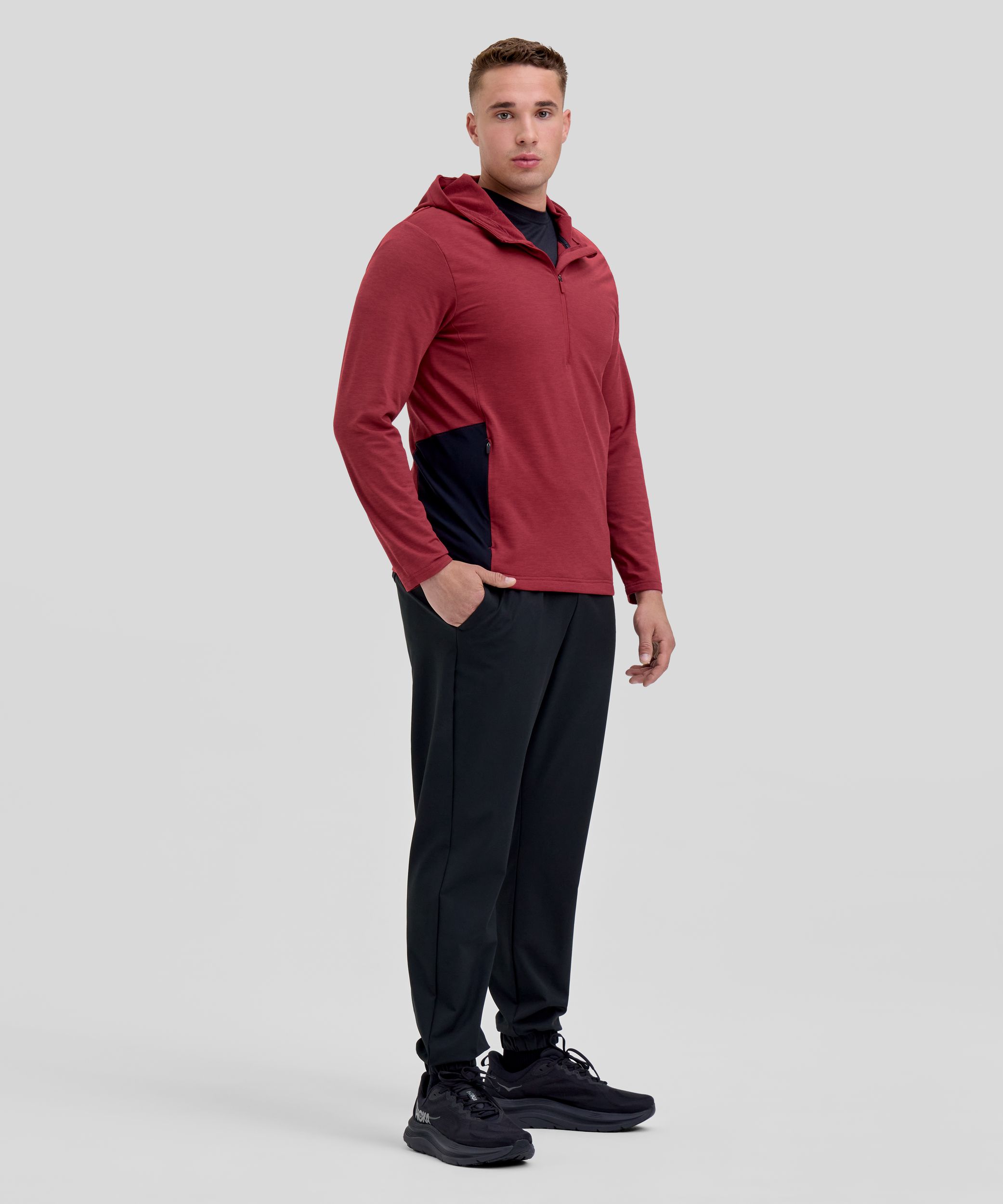 FWD Men's Element 1/2 Zip Technical Hoodie with Reflective Details