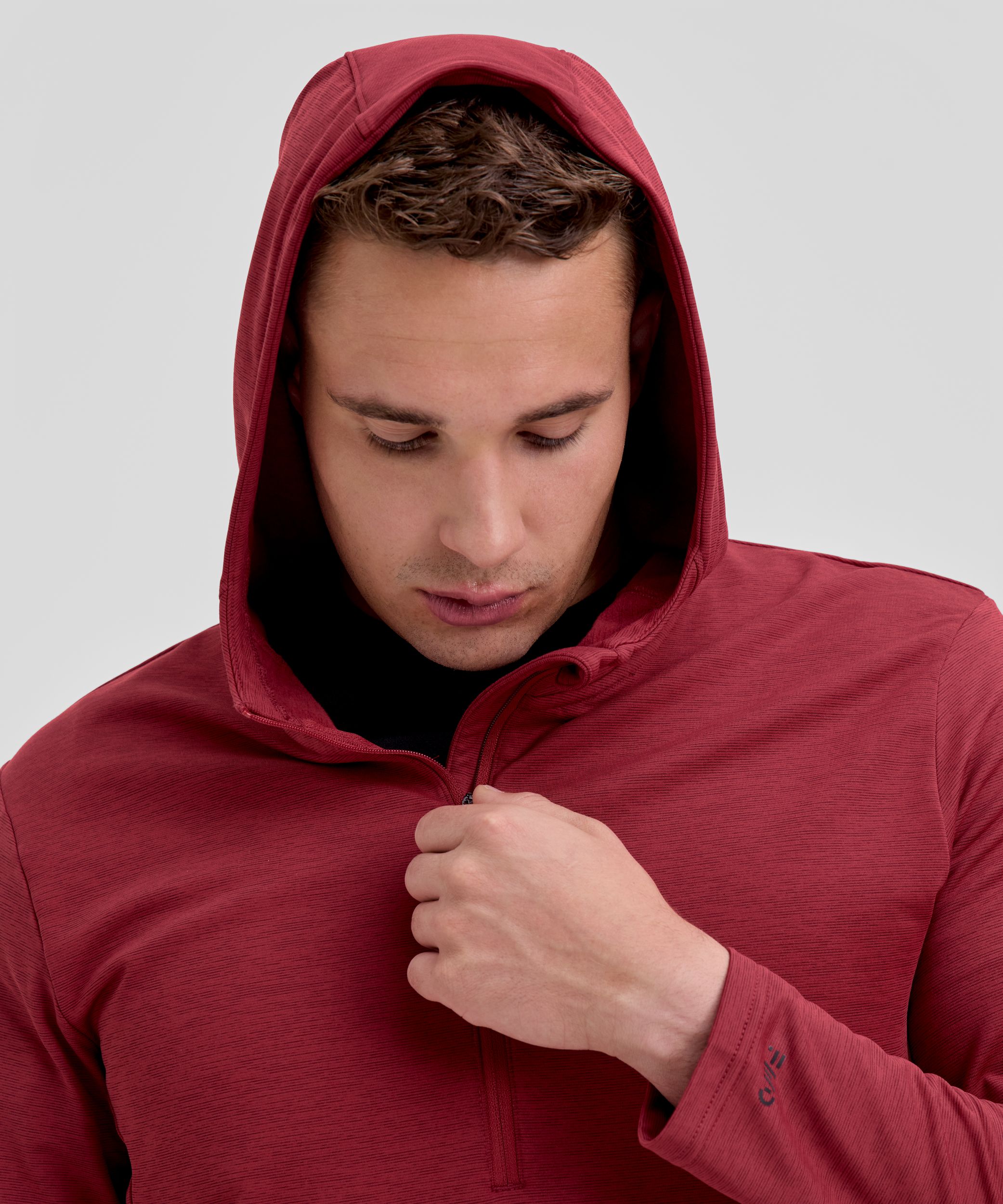 FWD Men's Element 1/2 Zip Technical Hoodie with Reflective Details
