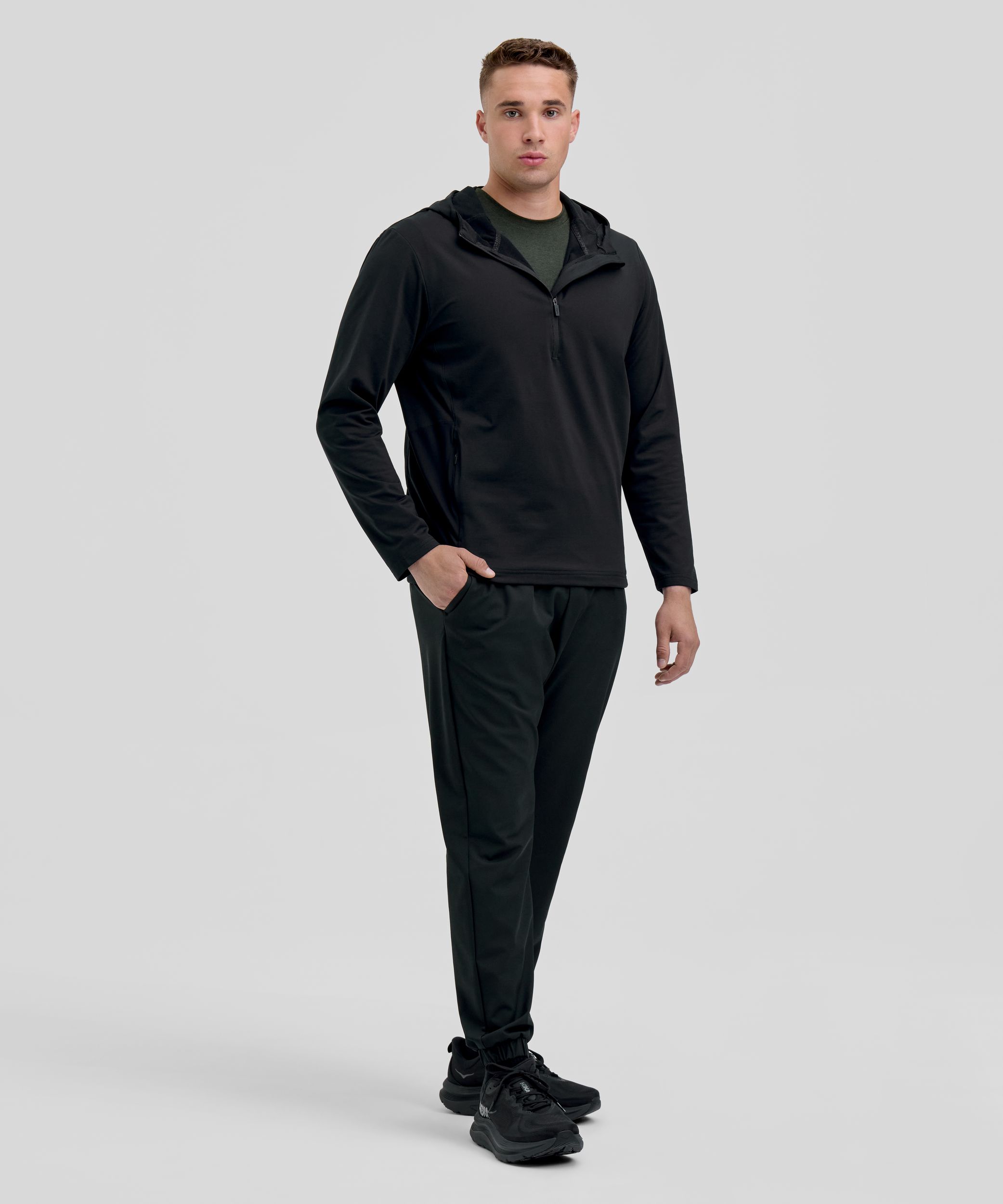 FWD Men's Element 1/2 Zip Technical Hoodie with Reflective Details