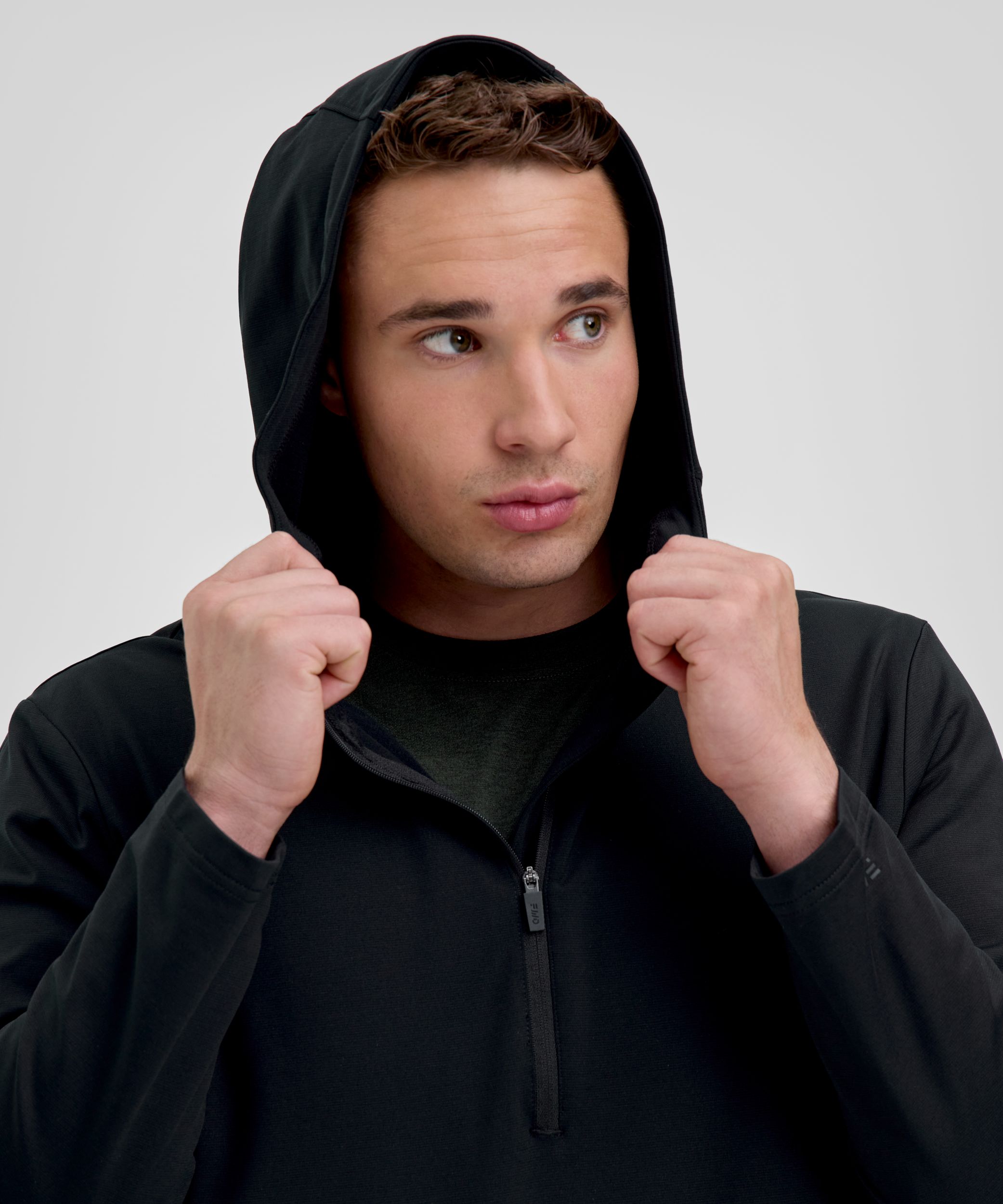 FWD Men's Element 1/2 Zip Technical Hoodie with Reflective Details