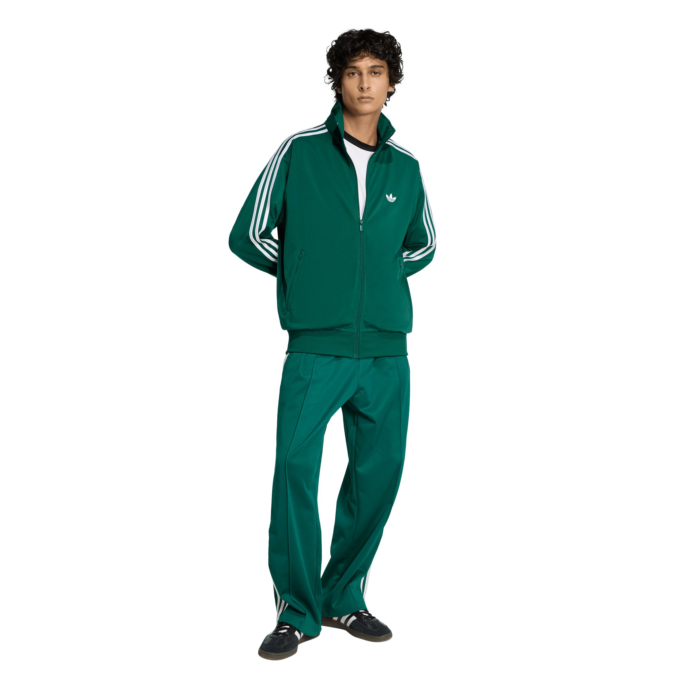 adidas Originals Men's Firebird Full Zip Polyester Track Top