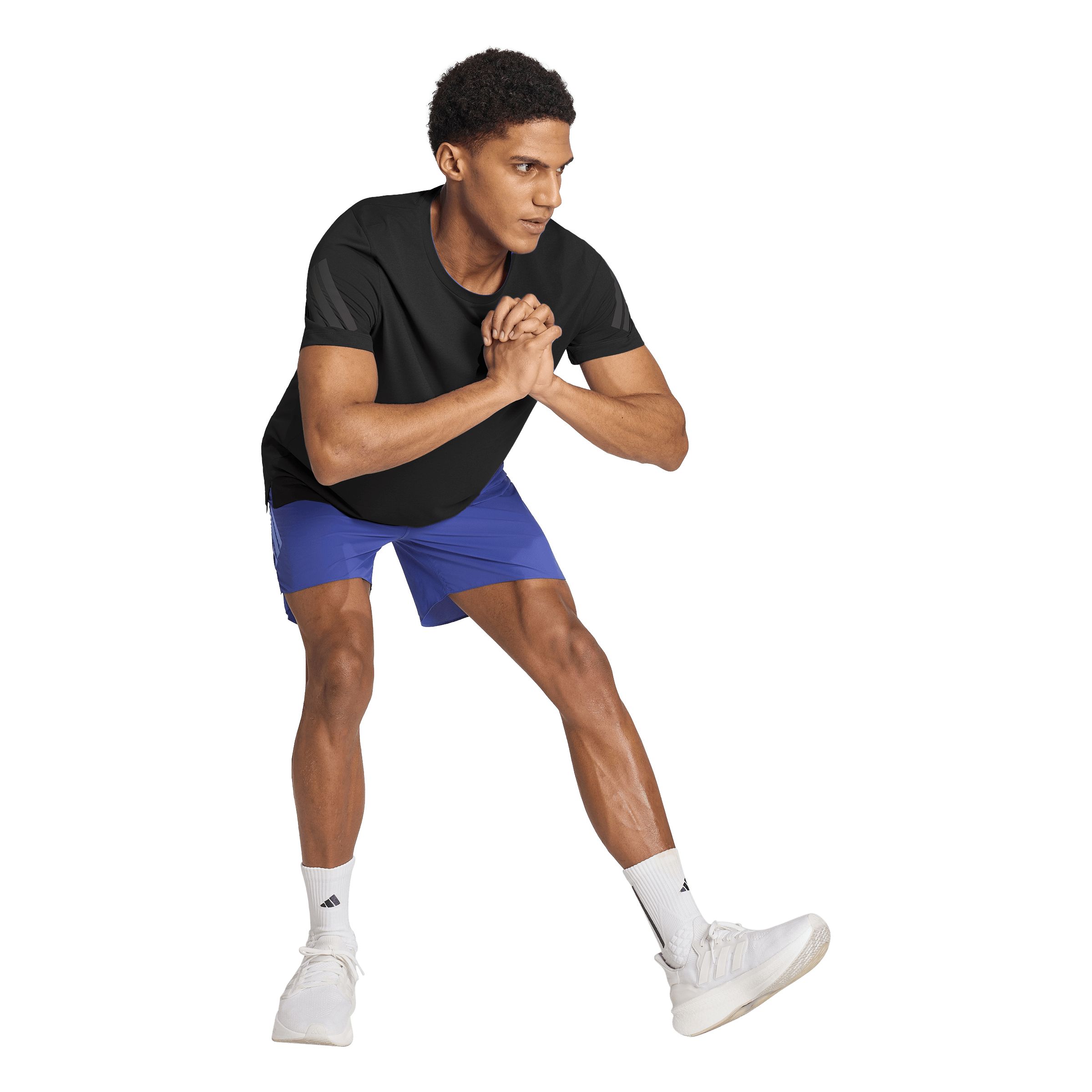 adidas Men's 365 3-stripes 5" Lightweight Athletic Shorts with Pockets