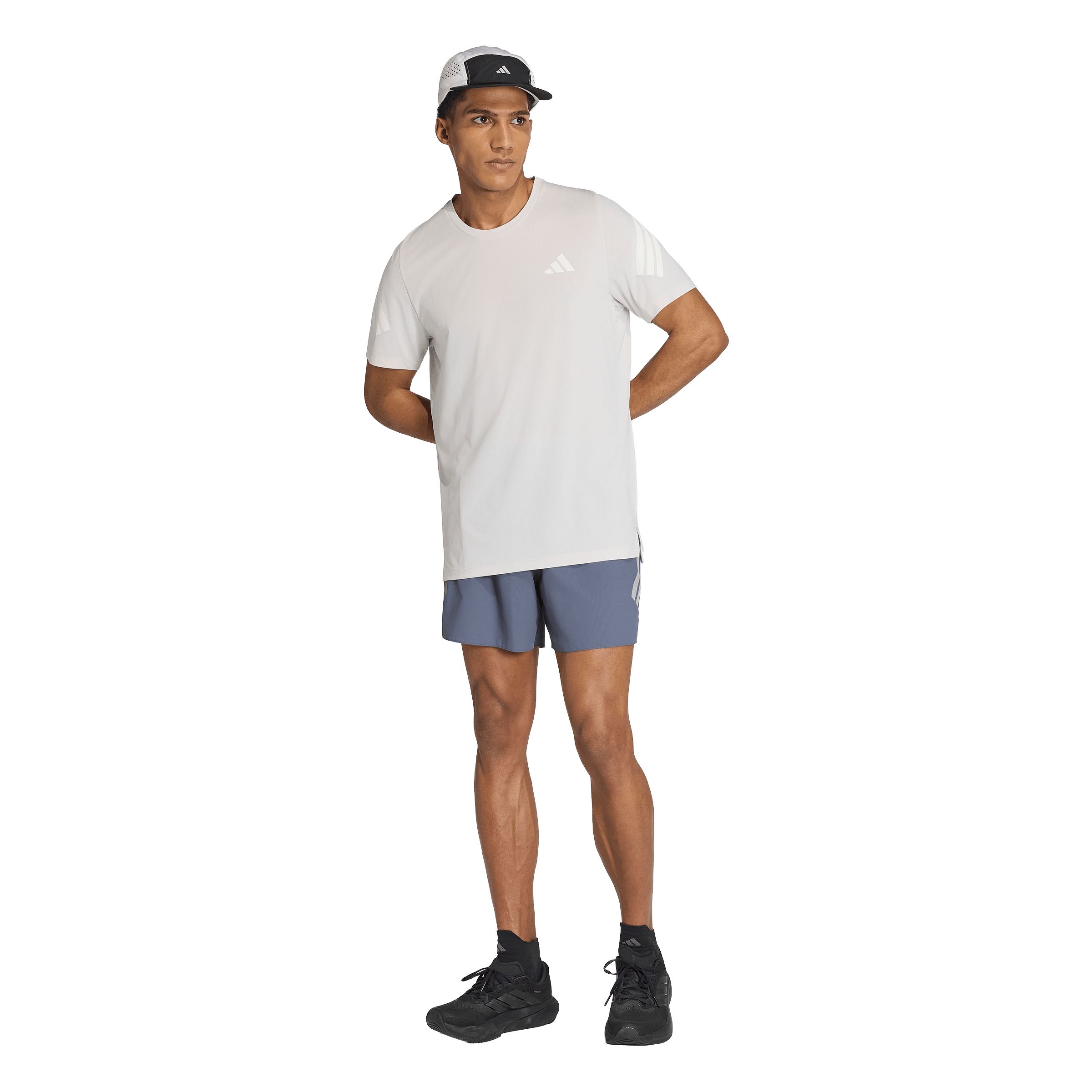 adidas Men's 365 3-stripes 5" Lightweight Athletic Shorts with Pockets