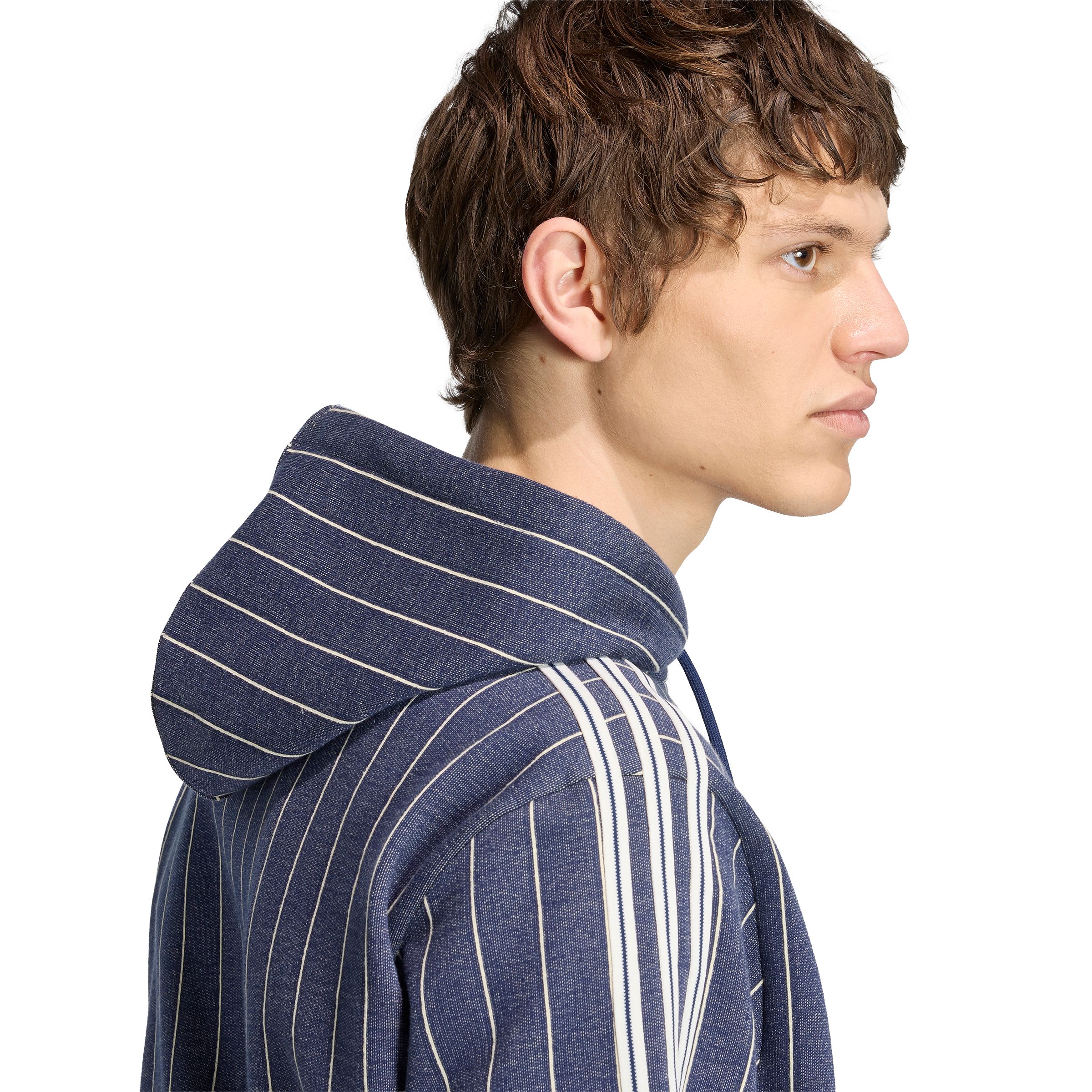 adidas Originals Men's 3-Stripe Pinstripe Hoodie