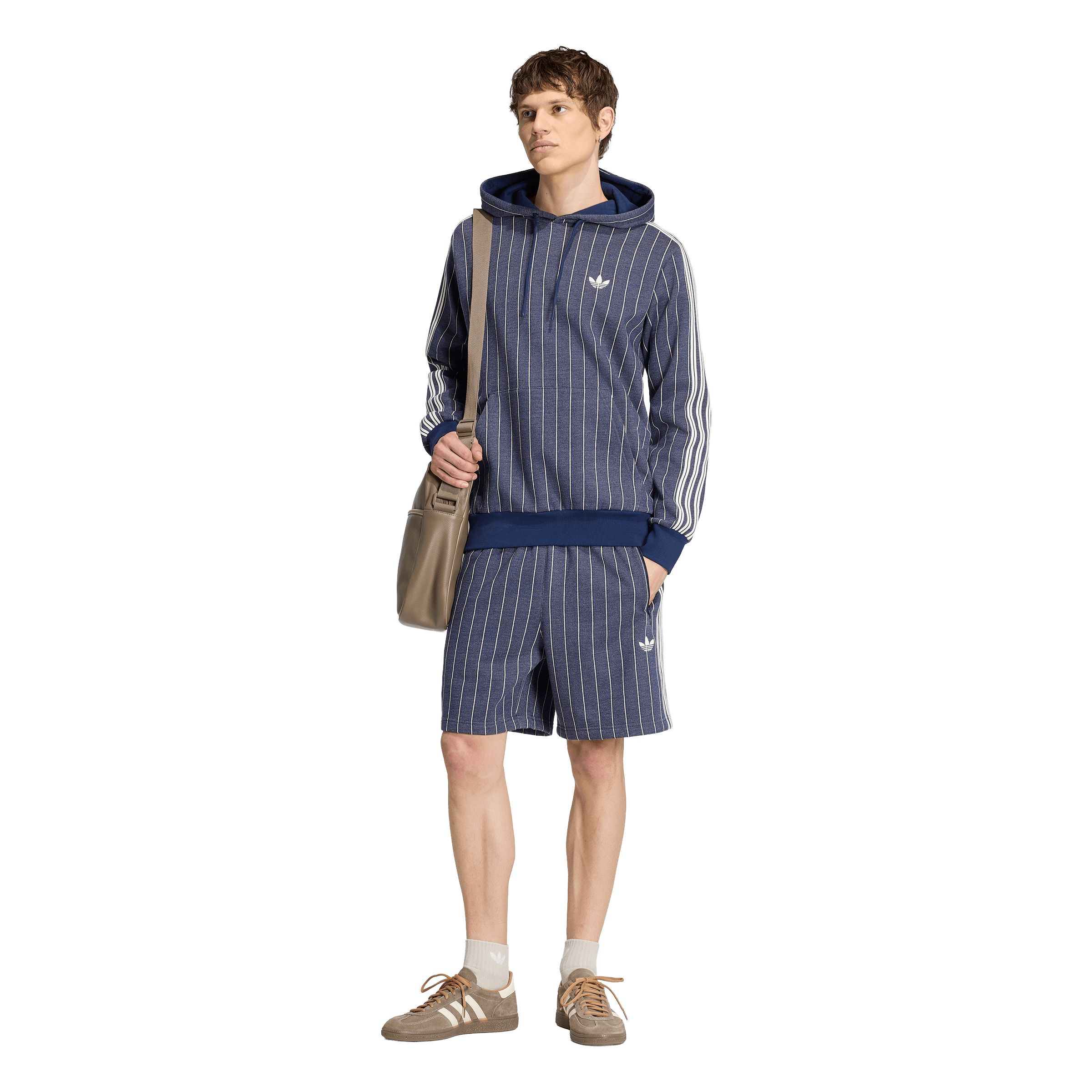 adidas Originals Men's 3-Stripe Pinstripe Hoodie