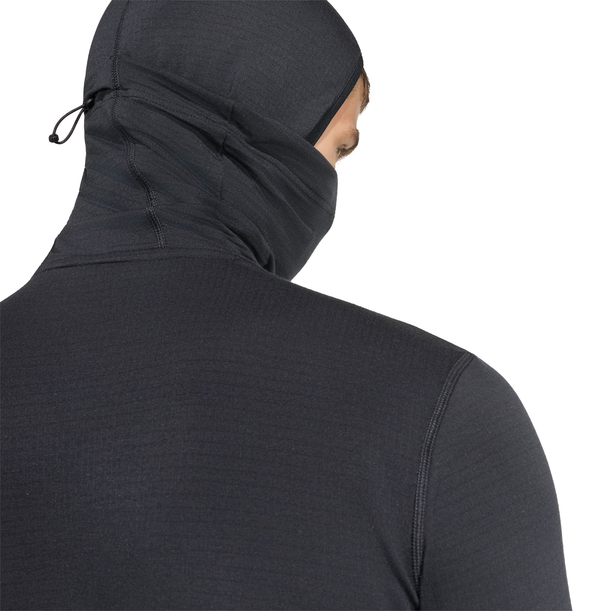 adidas Men's Run 365 Warm Long Sleeve Track Top with Balaclava