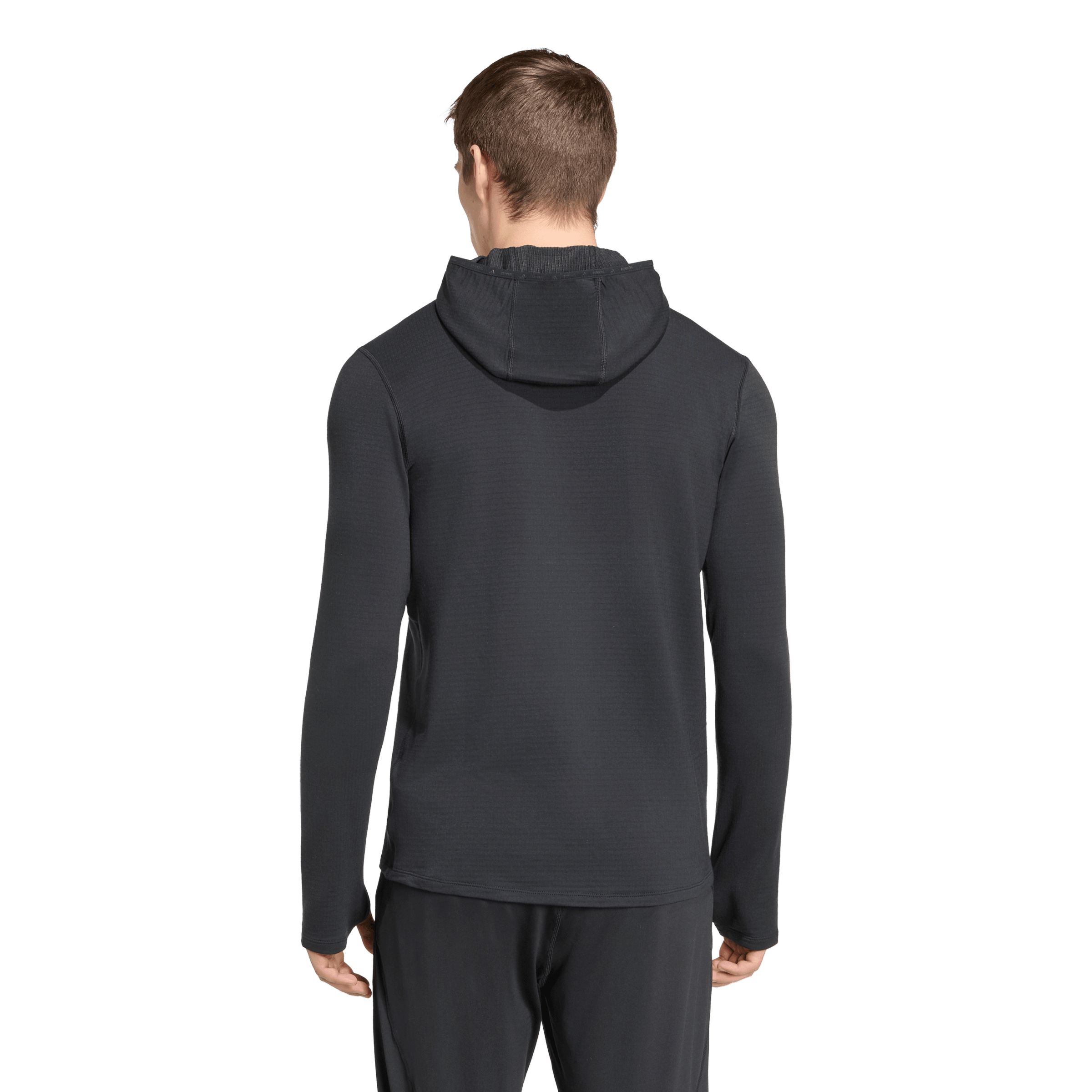 adidas Men's Run 365 Warm Long Sleeve Track Top with Balaclava