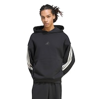 adidas Men's Sportswear Kit 3-Stripe French Terry Hoodie Front_Flat