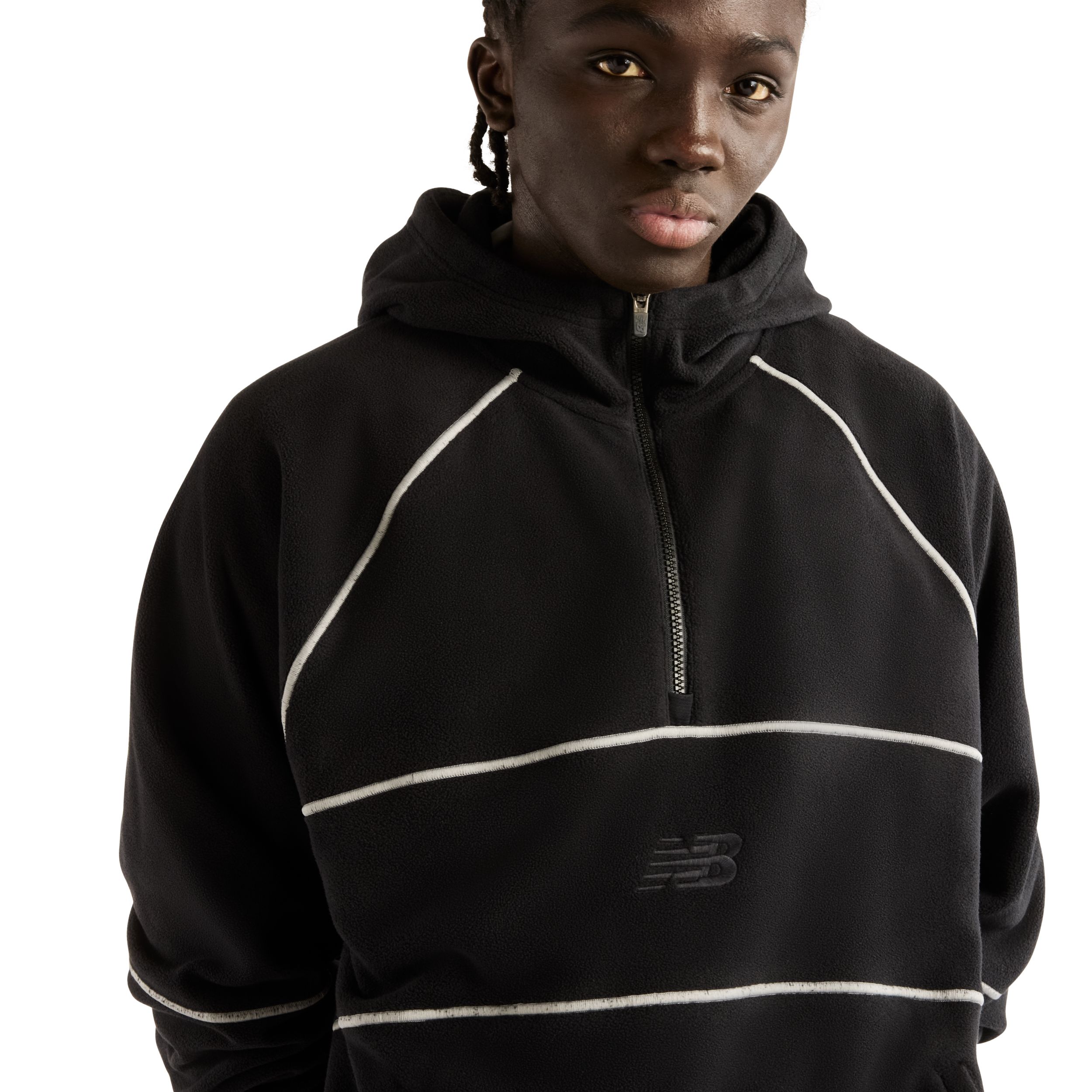 New Balance Men's Trackside Premium Fleece Pullover Hoodie
