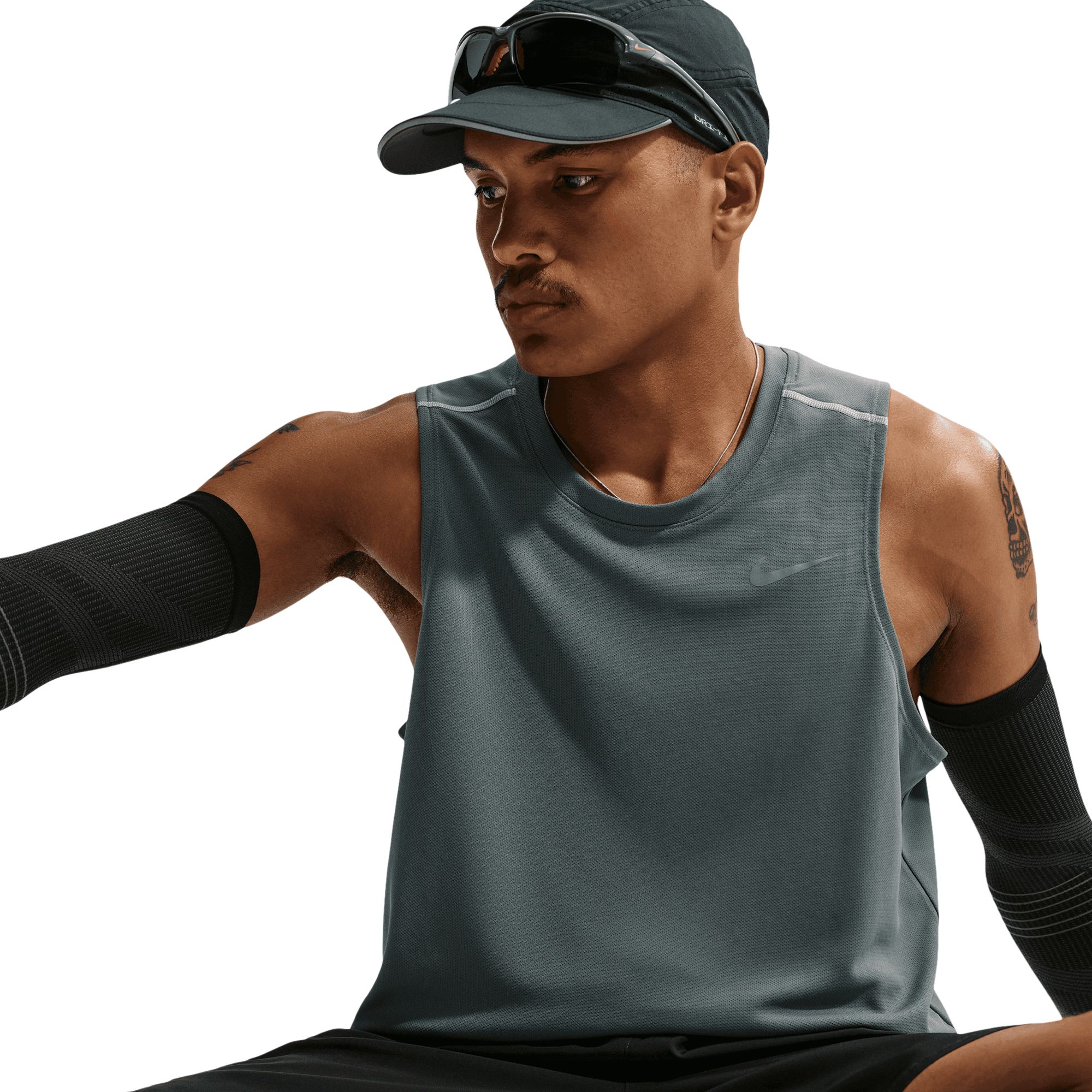 Nike Men's Dri-fit Miler 2 Sweat-Wicking Athletic Tank