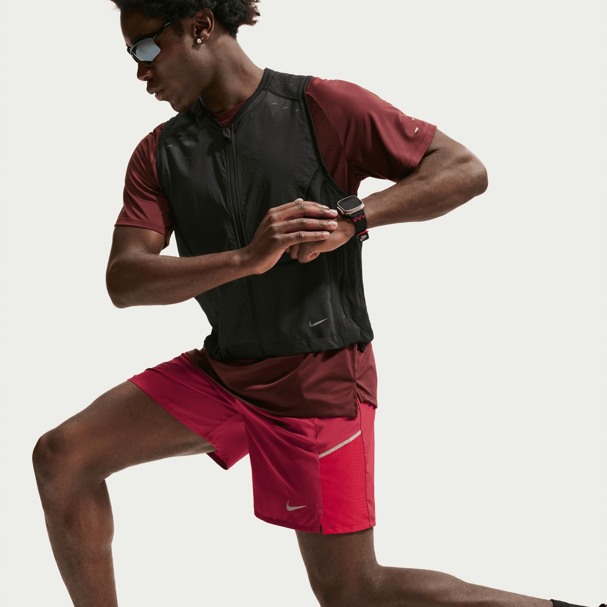 Nike Men's Dri-fit Miler 2 7" Lightweight Sweat-Wicking Shorts
