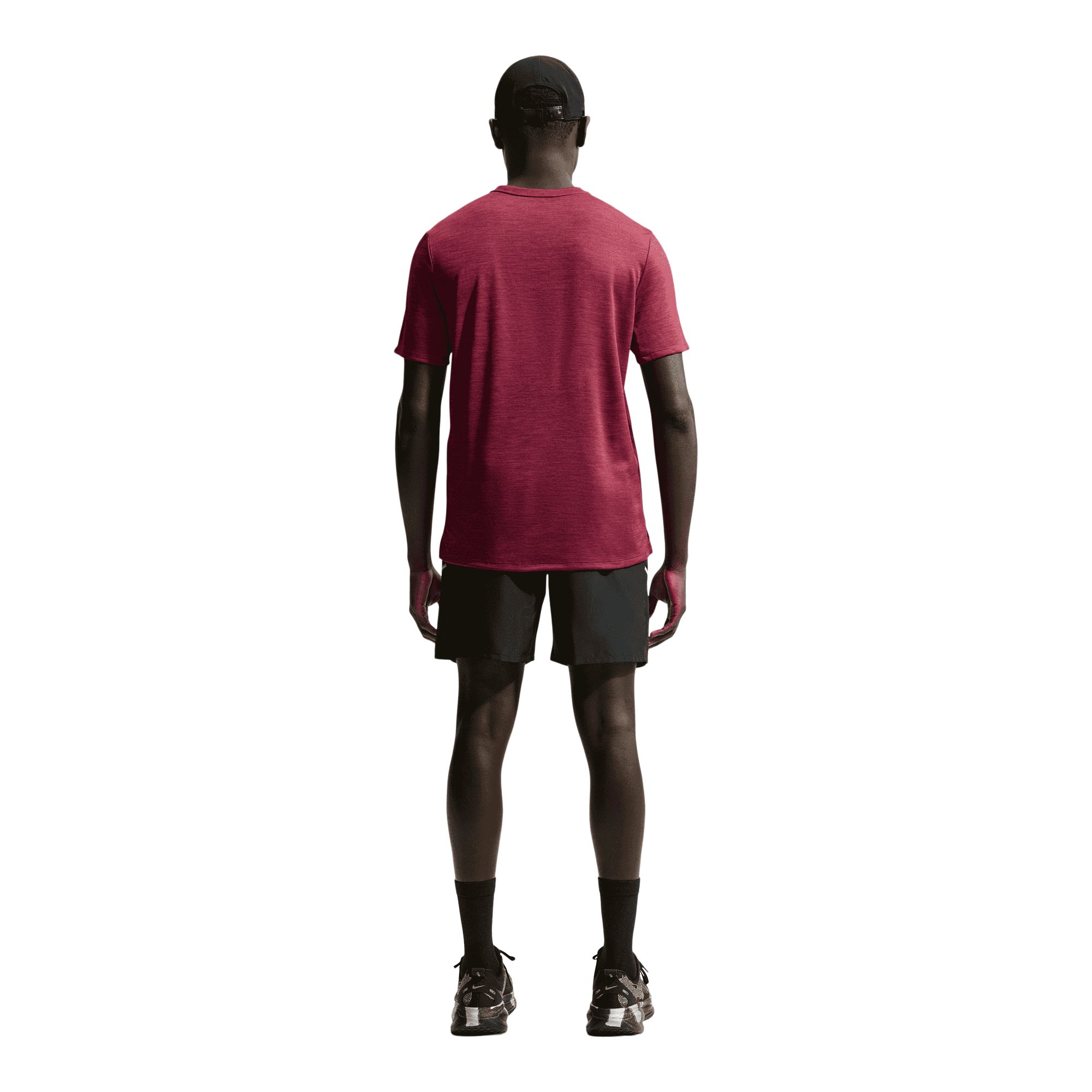 Nike Men's Dri-fit Miler 2 Lightweight Short Sleeve Workout T-shirt