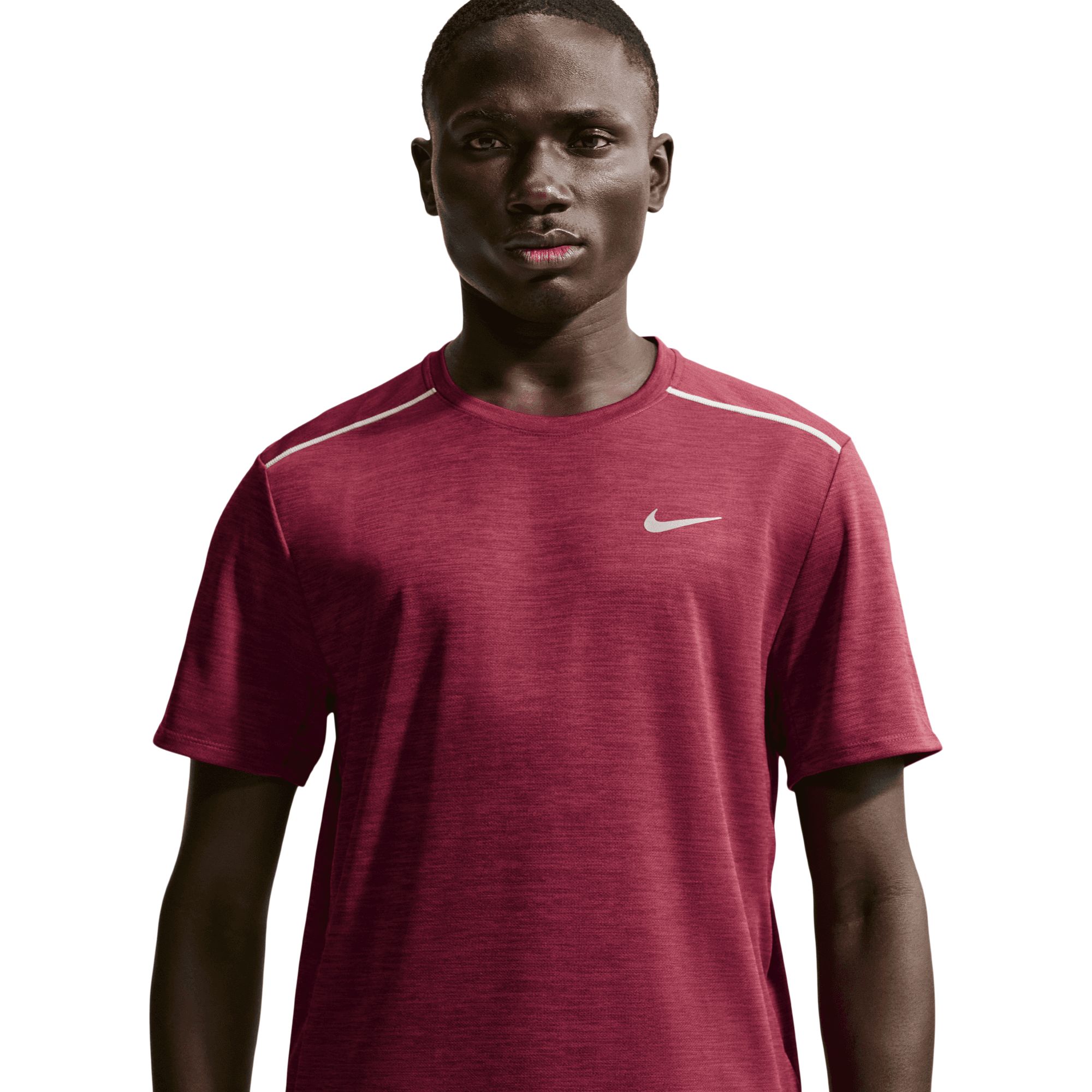 Nike Men's Dri-fit Miler 2 Lightweight Short Sleeve Workout T-shirt
