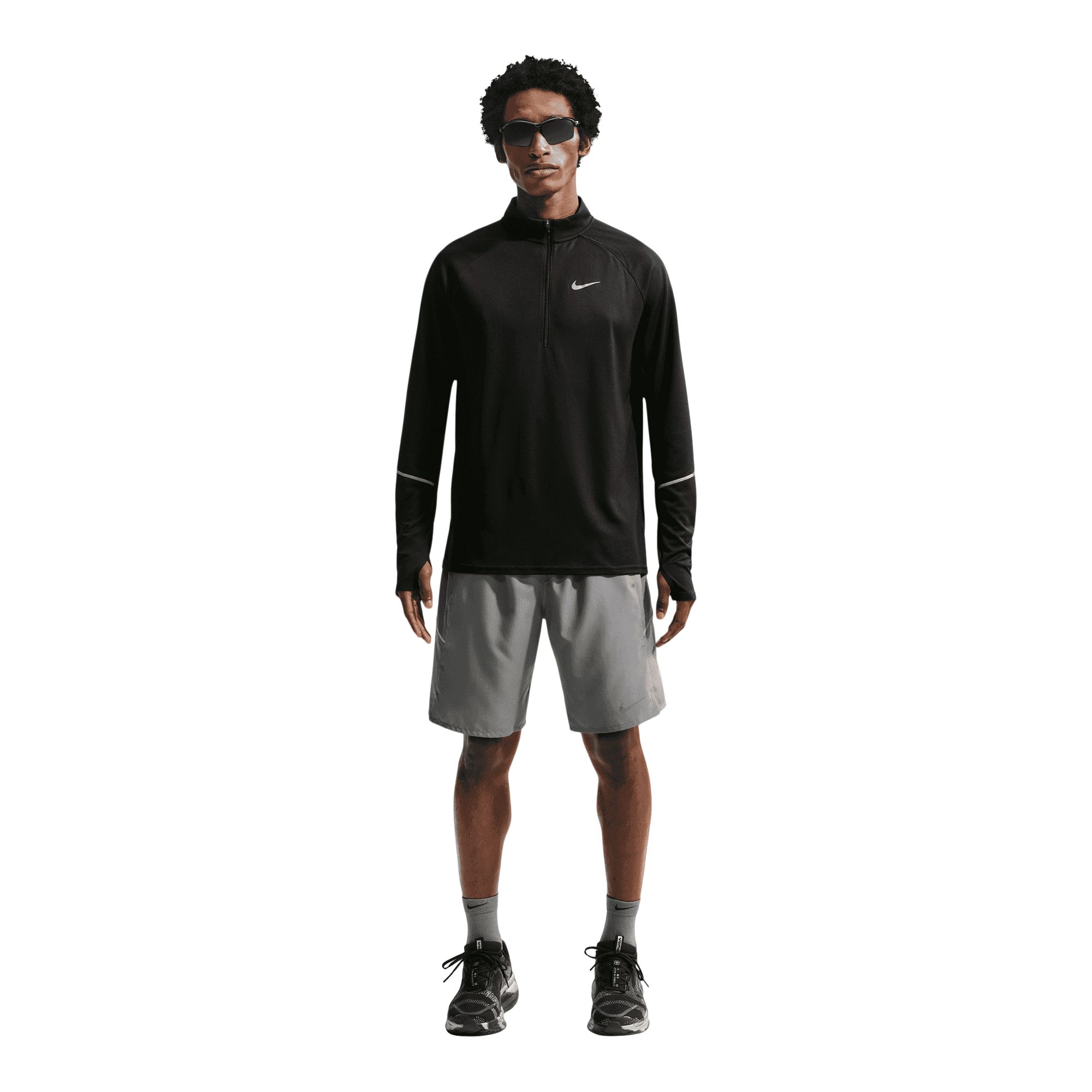 Nike Men's Dri-FIT Miler 2 1/2 Long Sleeve Top