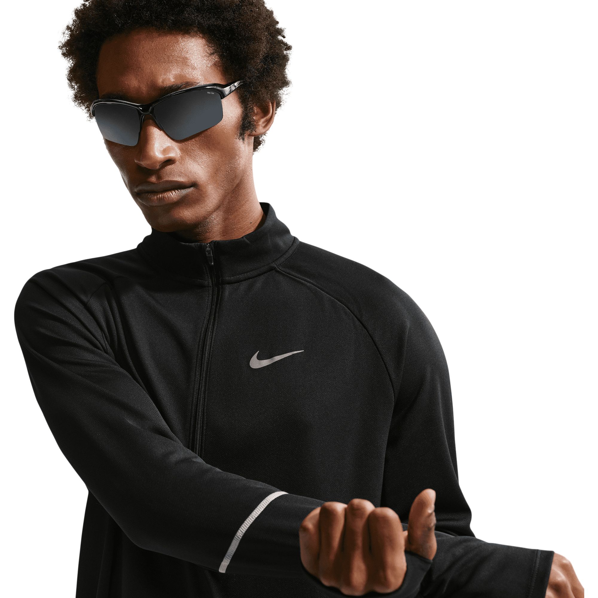 Nike Men's Dri-FIT Miler 2 1/2 Long Sleeve Top