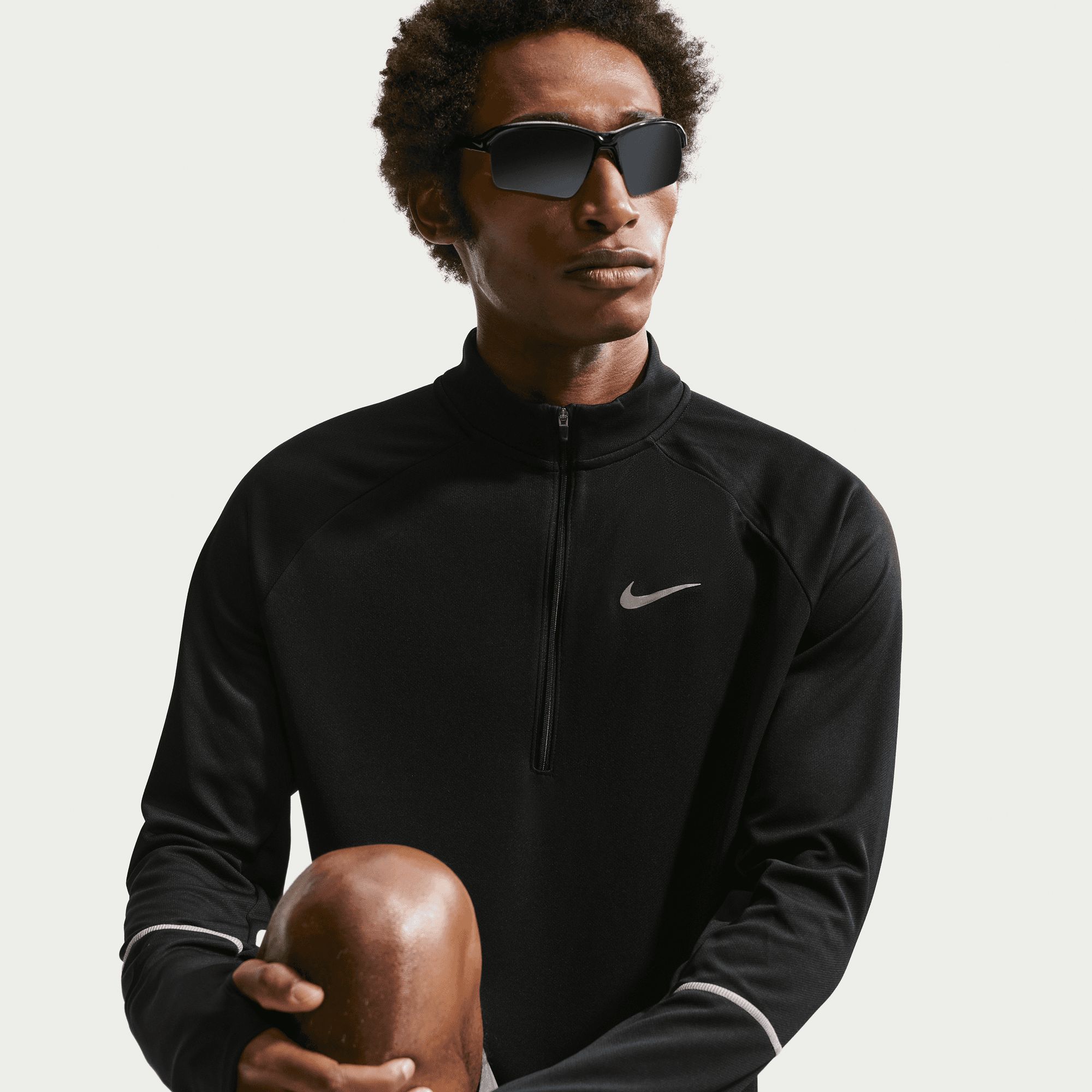 Nike Men's Dri-FIT Miler 2 1/2 Long Sleeve Top