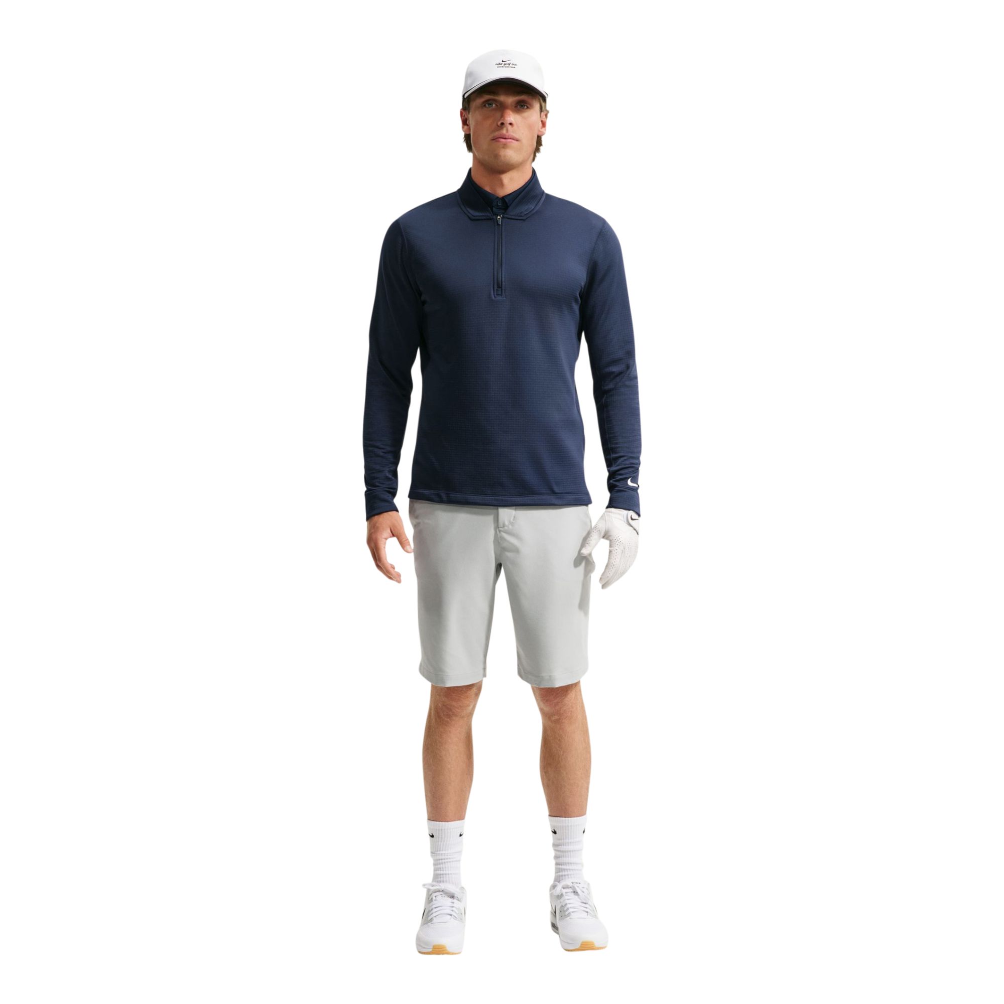 Nike Golf Men's Good 1/4 Zip Long Sleeve Thermal Golf Pullover