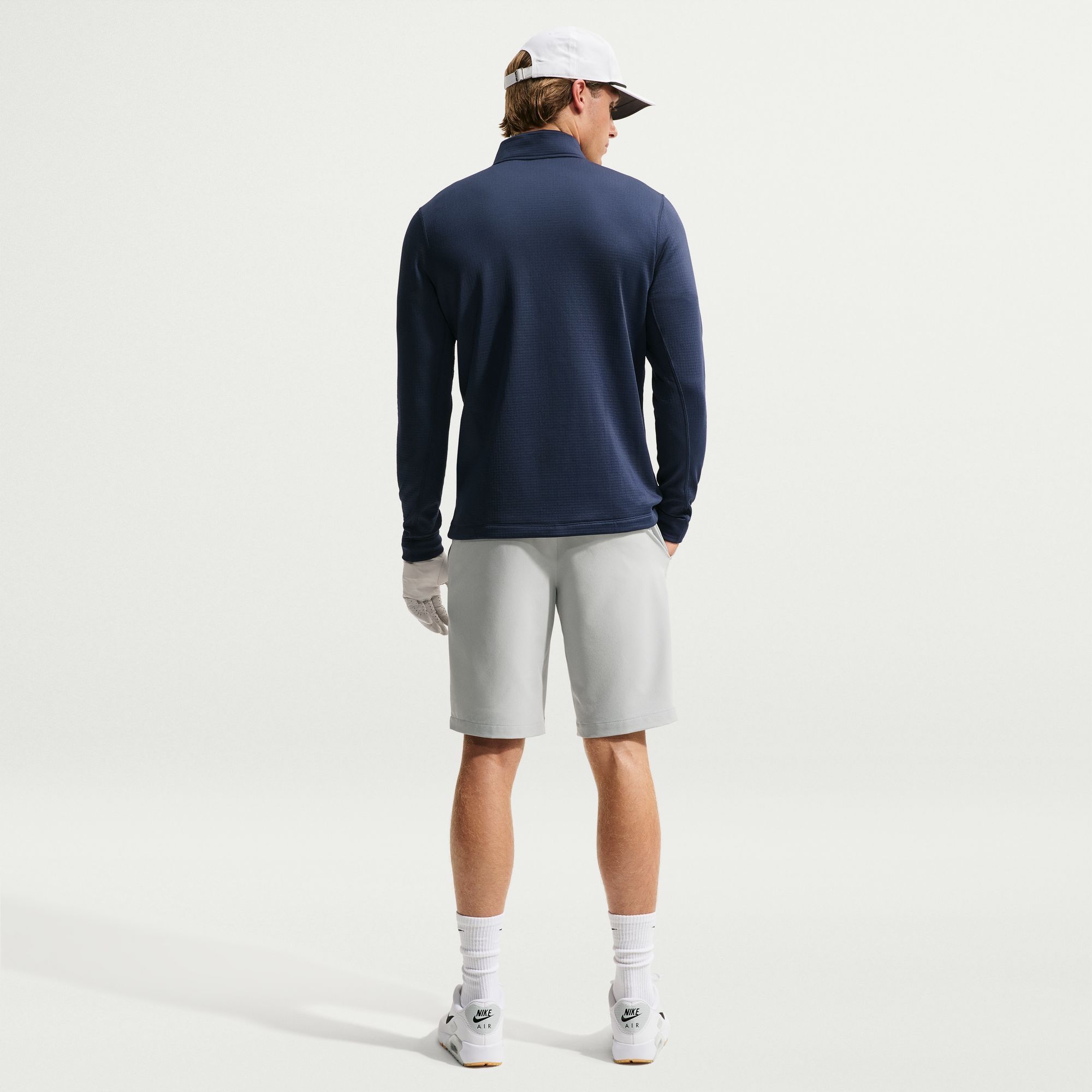 Nike Golf Men's Good 1/4 Zip Long Sleeve Thermal Golf Pullover
