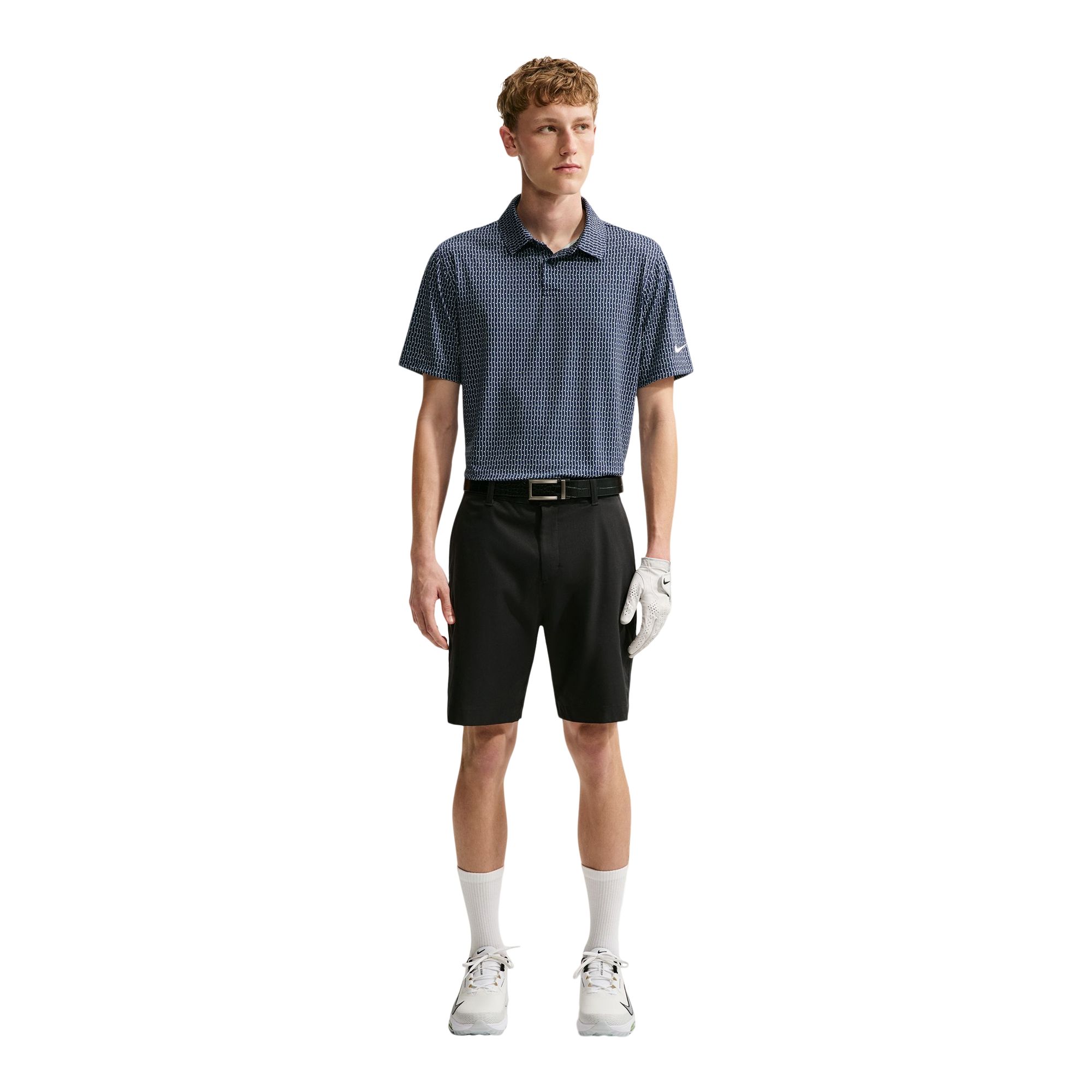 Nike Men's Golf Velocity Print Putter Polo T-Shirt