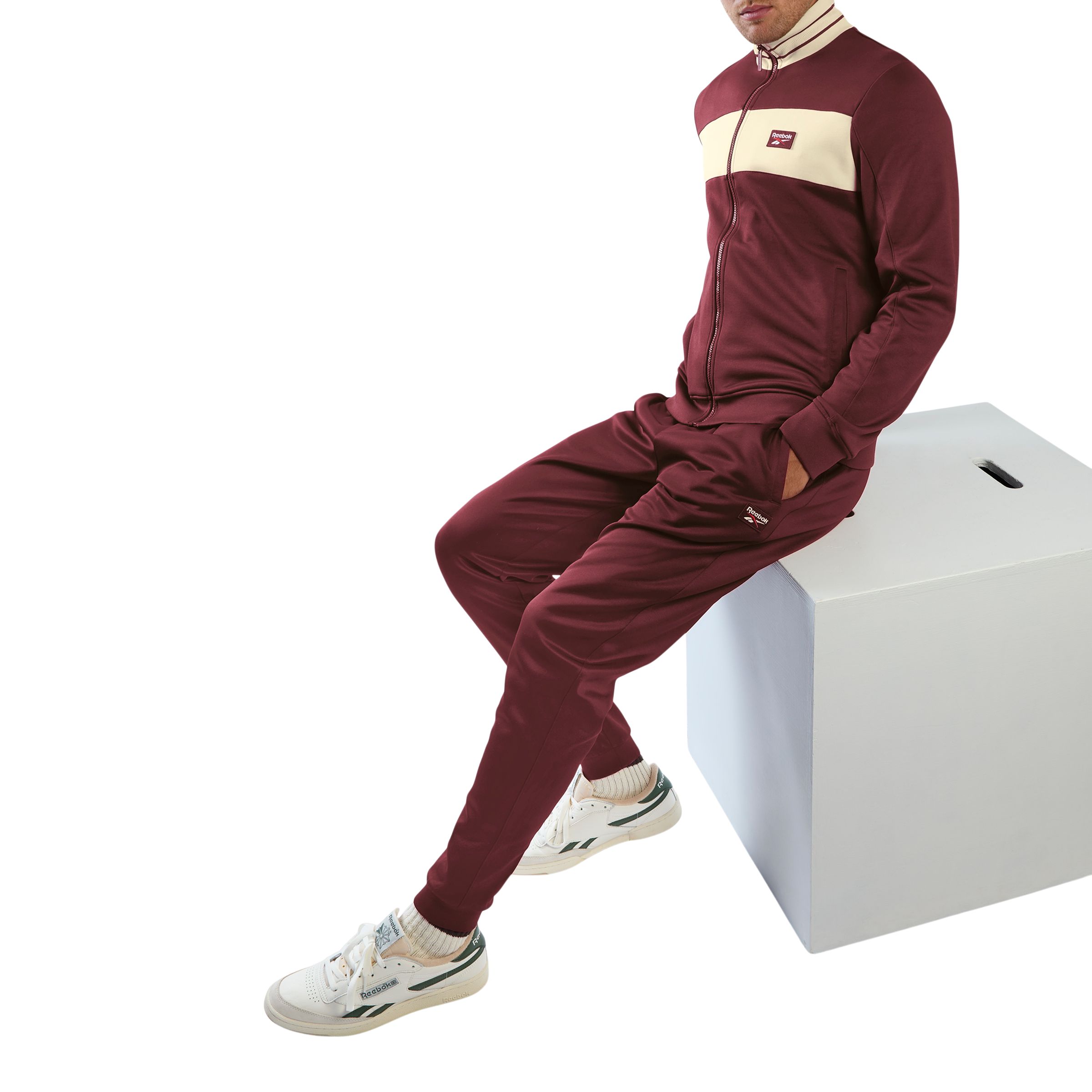 Reebok Men's Heritage Rib Track Jacket