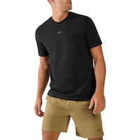 Reebok Men's Athlete Off Day Lightweight Casual T-shirt for Everyday Wear Front_Angled_Left