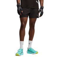 PUMA Men's HYROX PWRMODE 5 Inch Shorts Front_Flat
