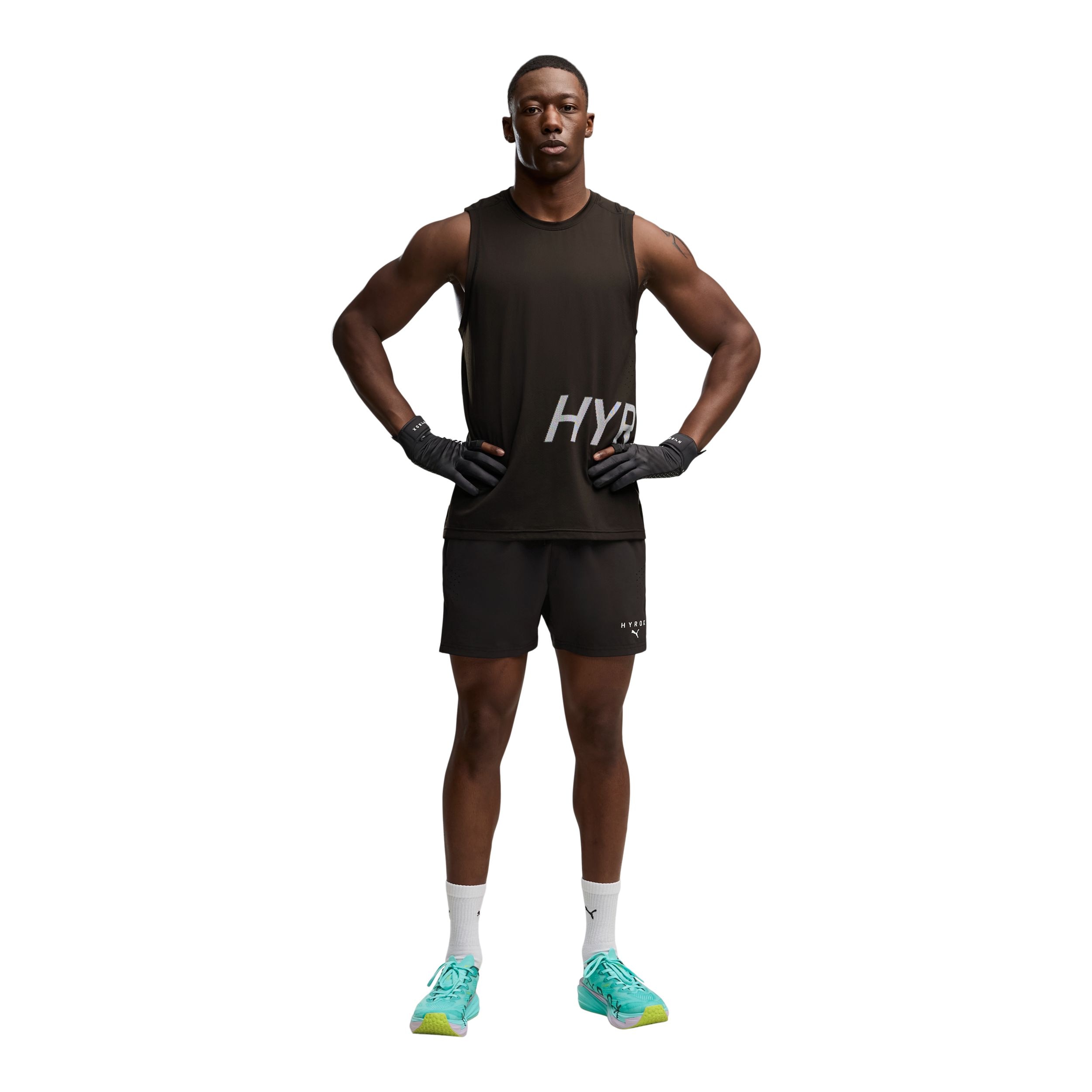 PUMA Men's HYROX PWRMODE 5 Inch Shorts