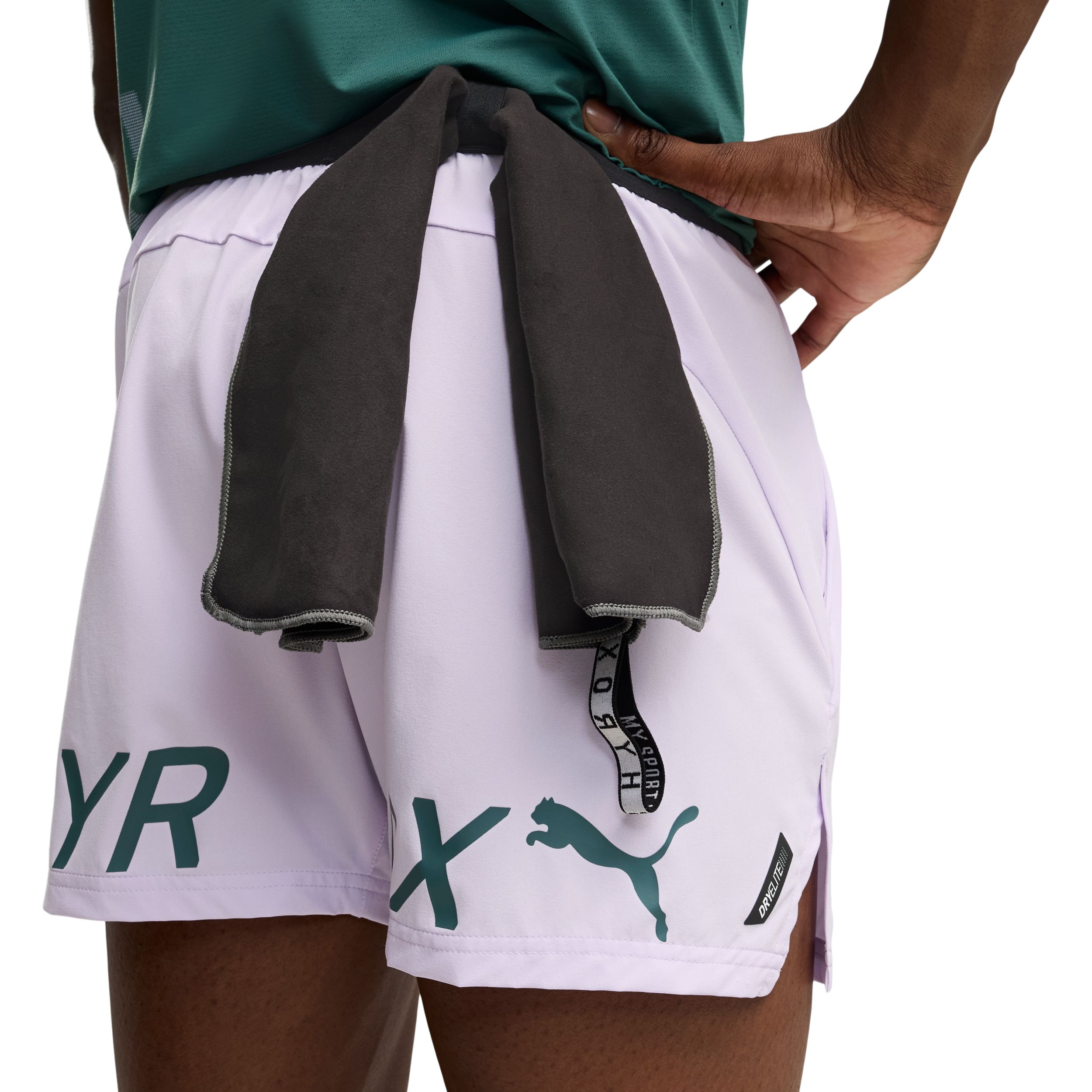 PUMA Men's HYROX PWRMODE 5 Inch Shorts