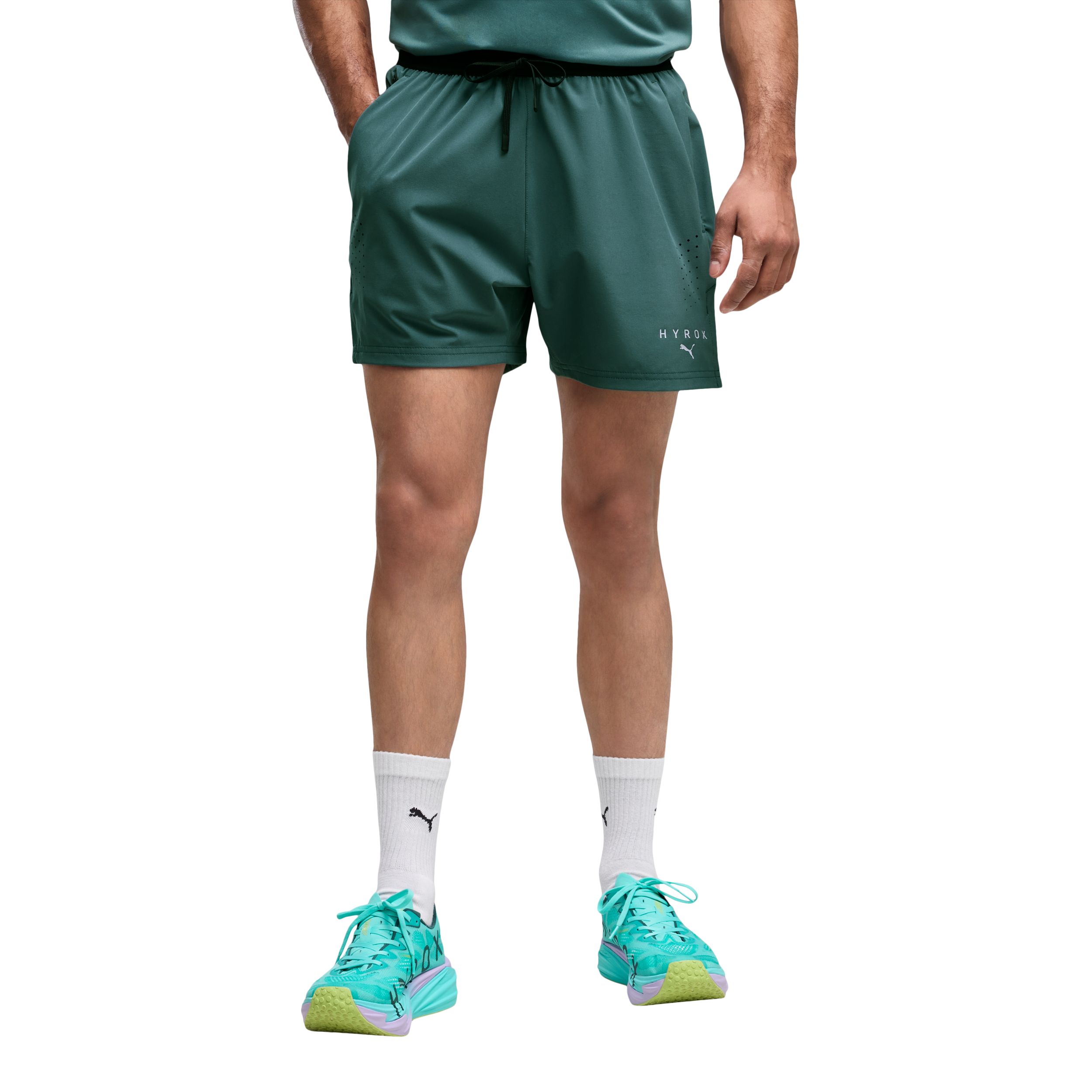 PUMA Men's HYROX PWRMODE 5 Inch Shorts