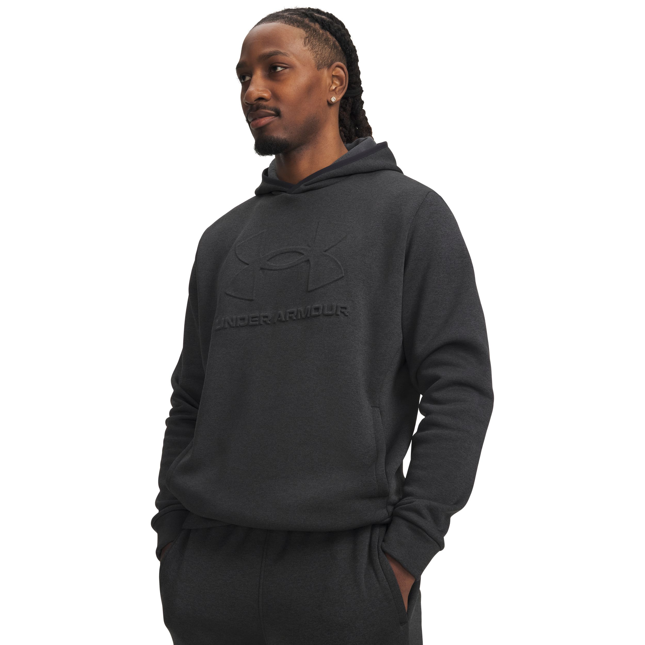 Under Armour Men's Armour Fleece Twist Emboss Pullover Hoodie