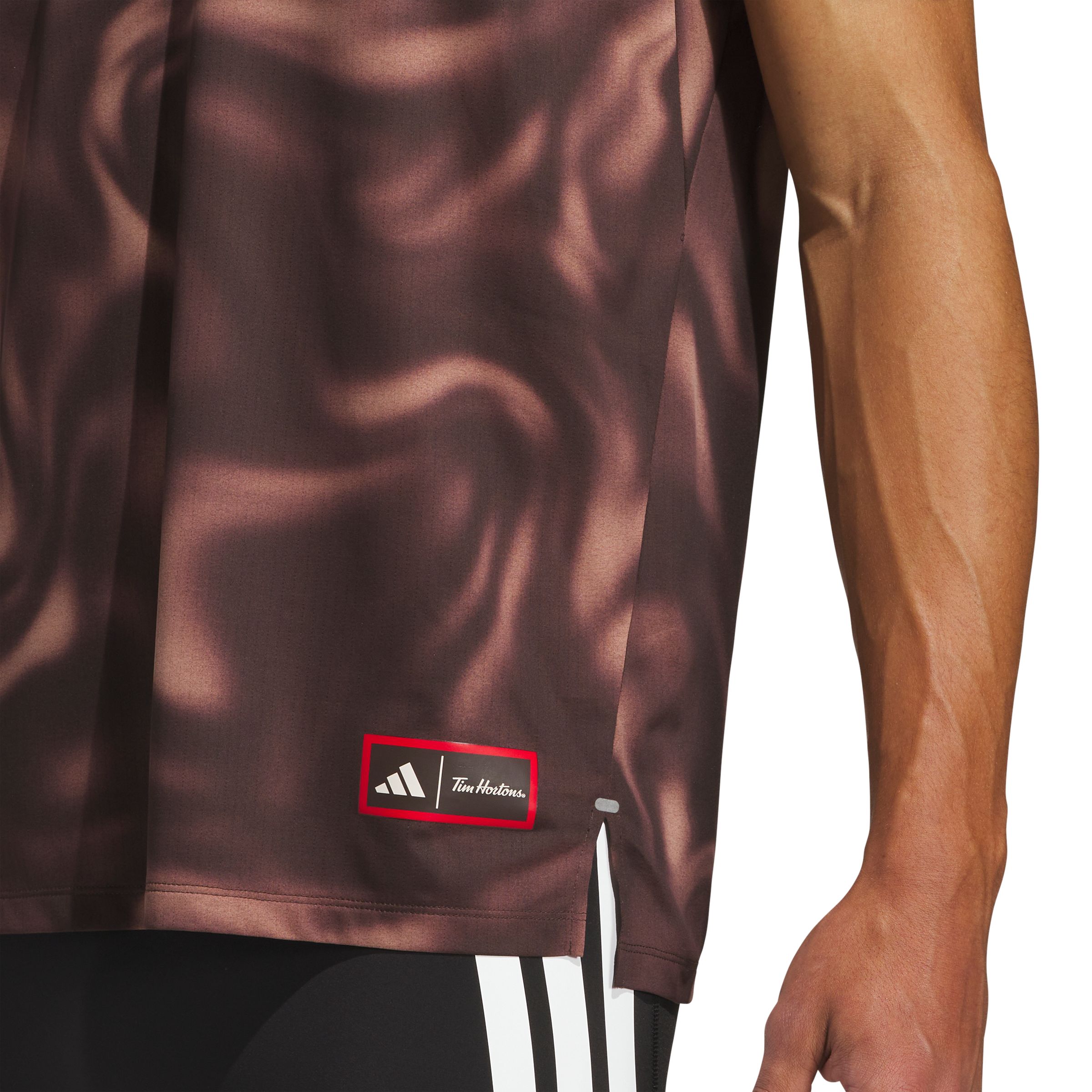 adidas x Tim Hortons Men's 365 All Over Print Short Sleeve T-Shirt