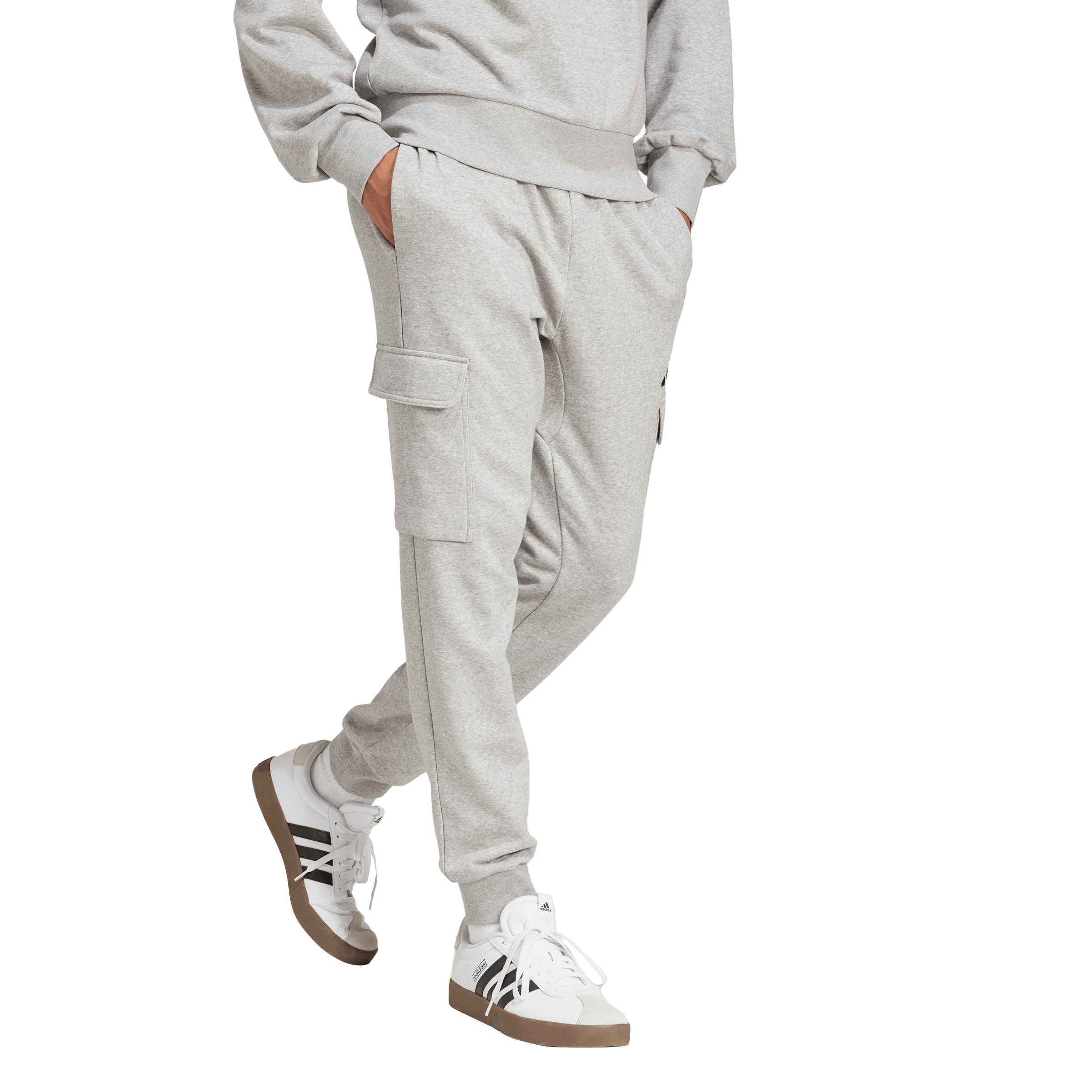 adidas Men's Essentials FeelCozy Fleece Cargo Jogger Pants