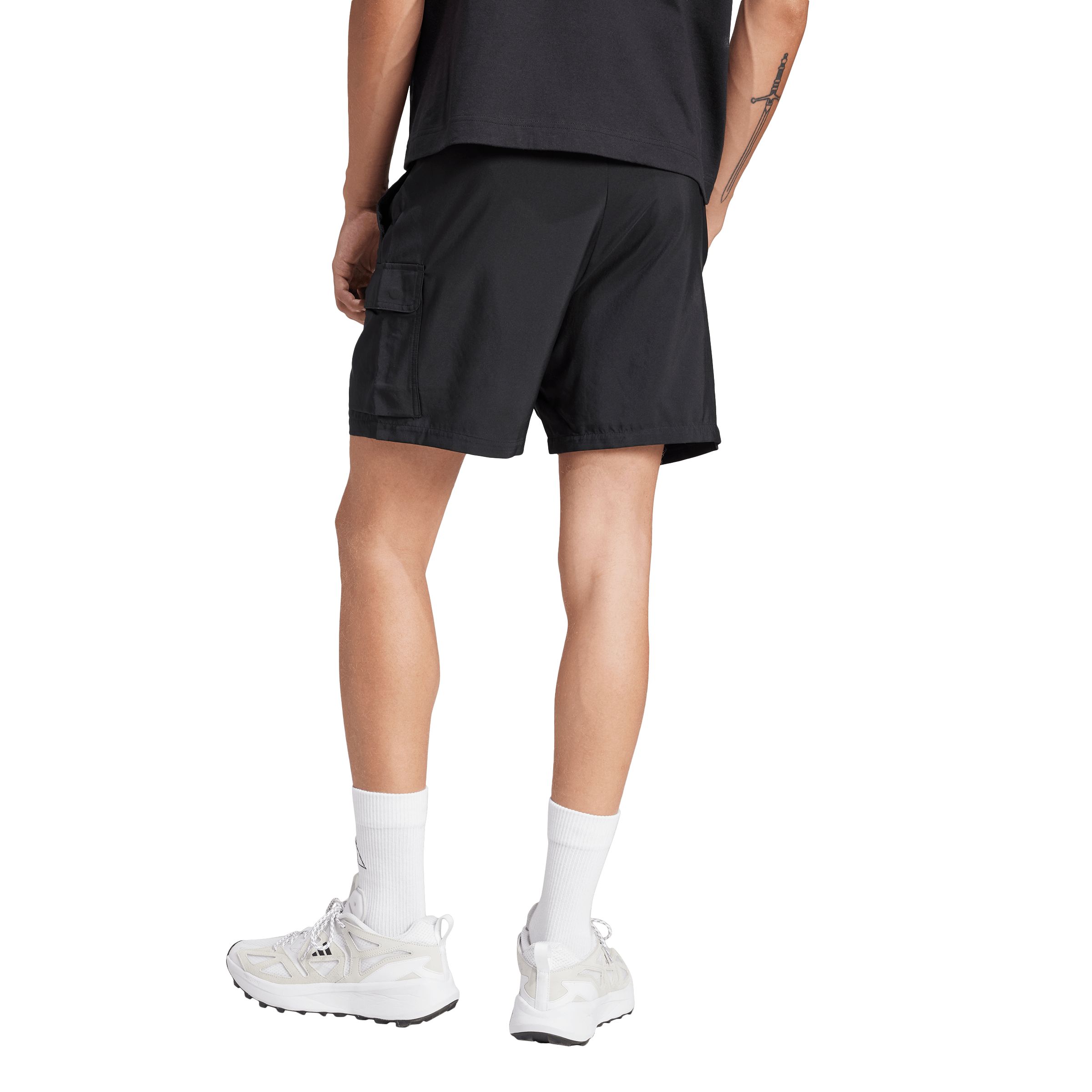 adidas Men's Essentials Small Logo Cargo Chelsea Shorts